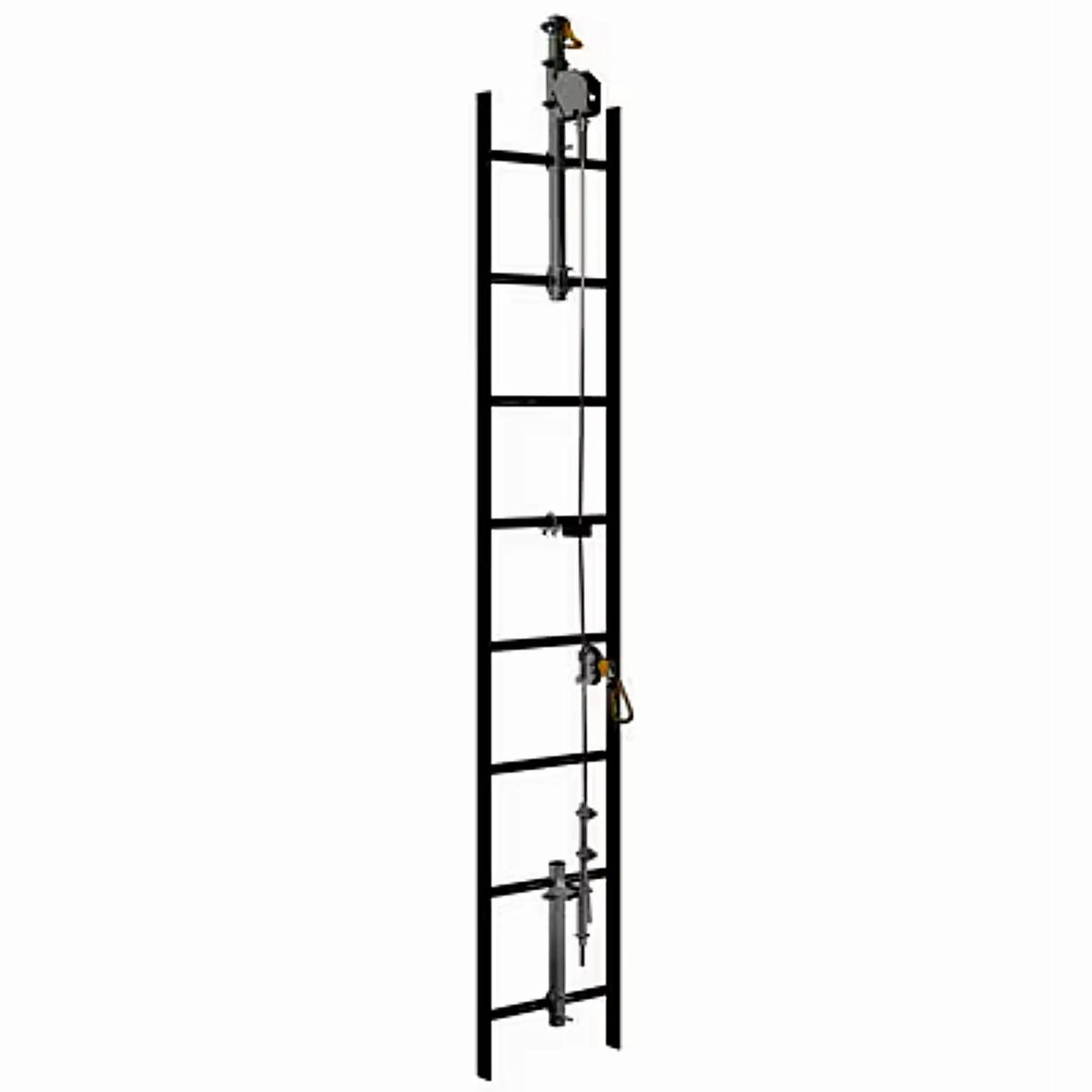 3M DBI-SALA Lad-Saf Cable Vertical Safety System 6119060, Stainless Steel, 60 ft., 1 EA, Main Image