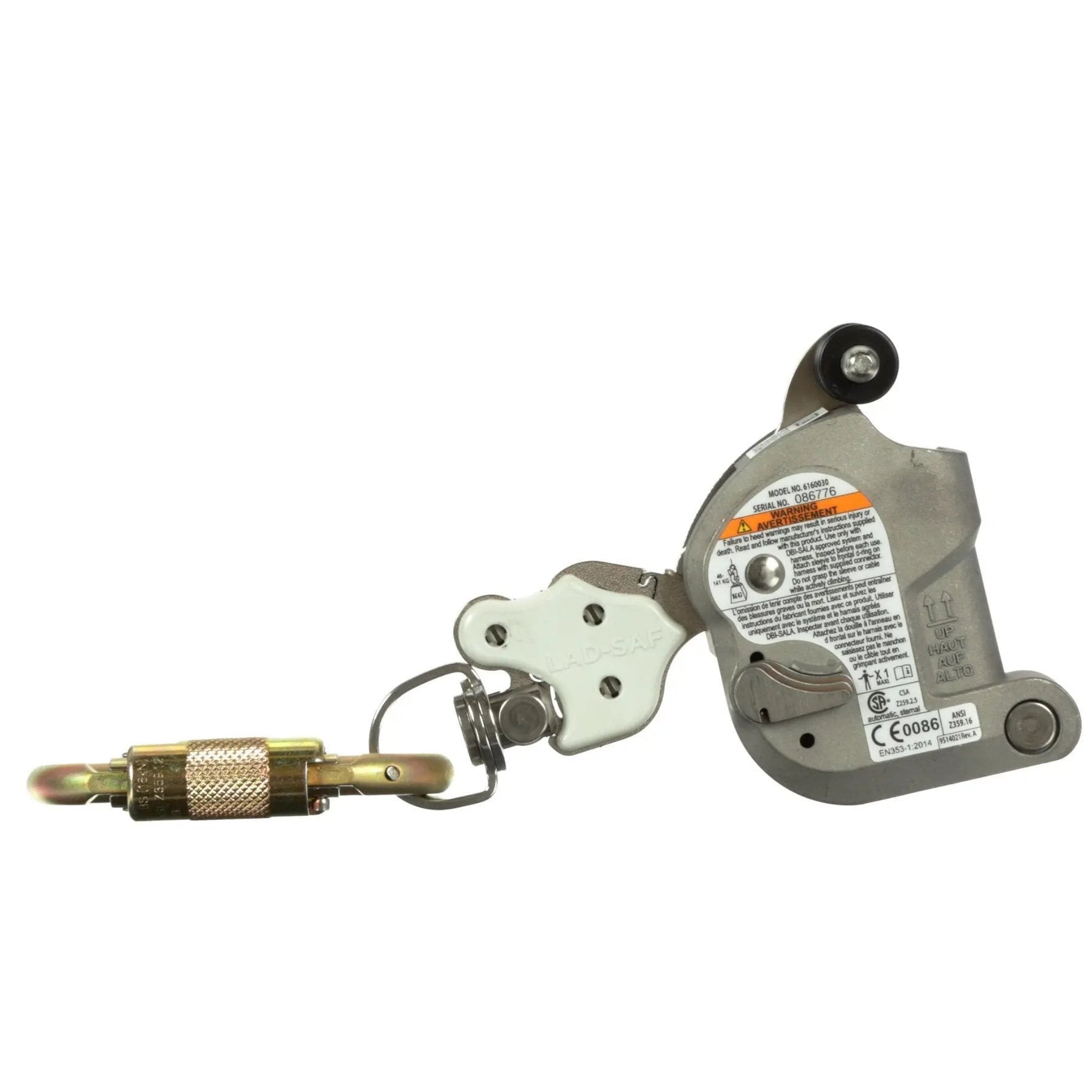 3M DBI-Sala 7100188818 6160030 Lad-Saf Detachable Cable Traveller, 1 Each 