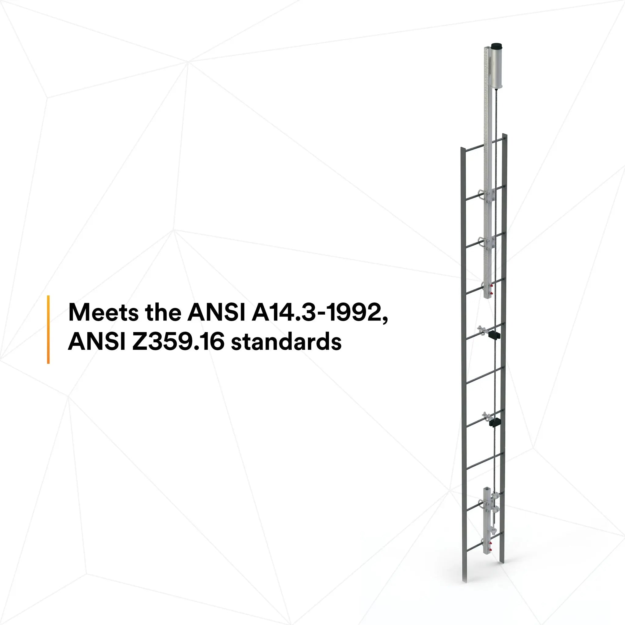 3M DBI-Sala 6160030 Lad-Saf Detachable Cable Traveller, Meets ANSI