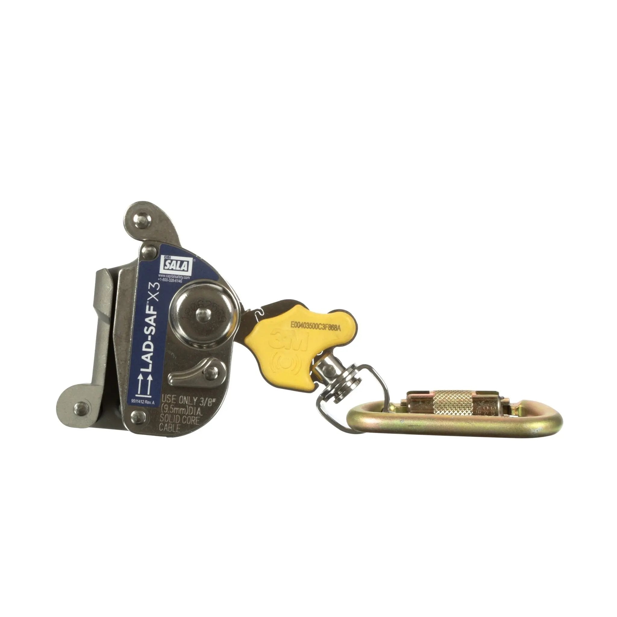 3M DBI-Sala 6160054 Lad-Saf X3 Detachable Cable Sleeve, 9.5MM, 1 Each 