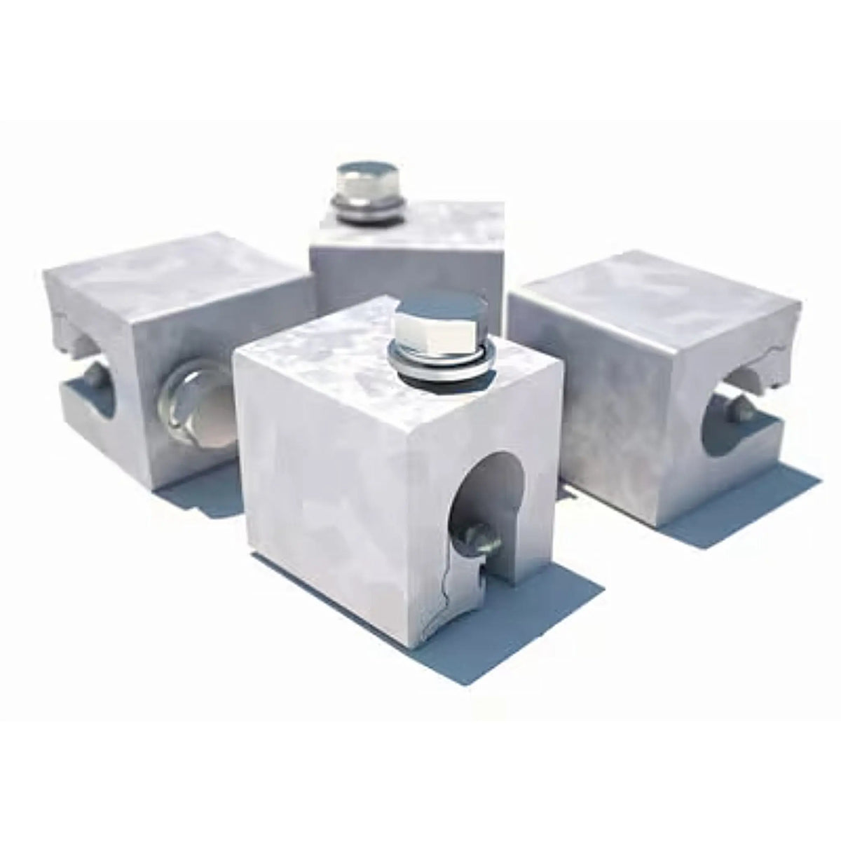 3M DBI-SALA Z Maxi Clamp Fastener Kit For Roof Top Anchor 7241204, Fits Bulb Standing Seam, Pack of 4, Main Image