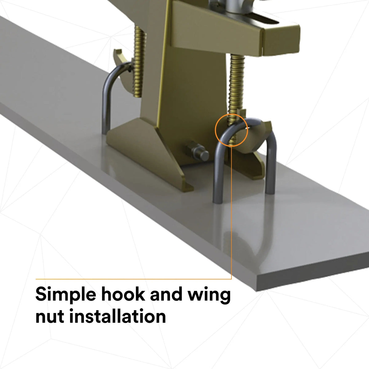 3M DBI-SALA SecuraSpan Loop Rebar HLL Stanchion with Base 7400045, 1 EA, 2nd image