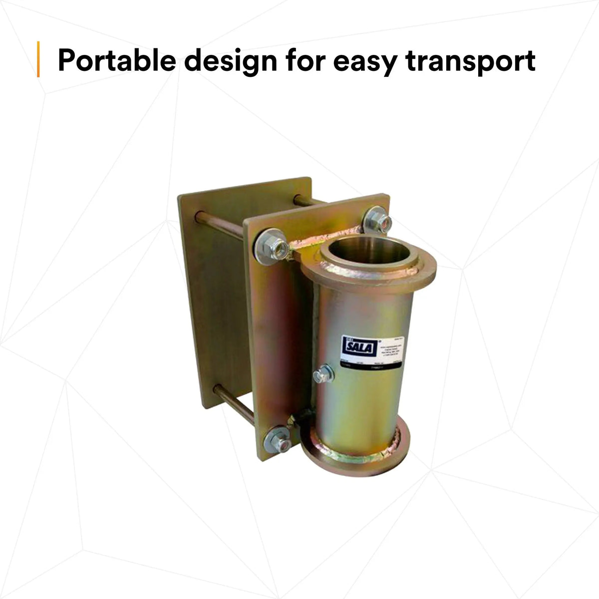 3M DBI-SALA SecuraSpan Fasten-in-Place HLL Clamp-on Vertical Base 7400211 1 EA, 3rd Image