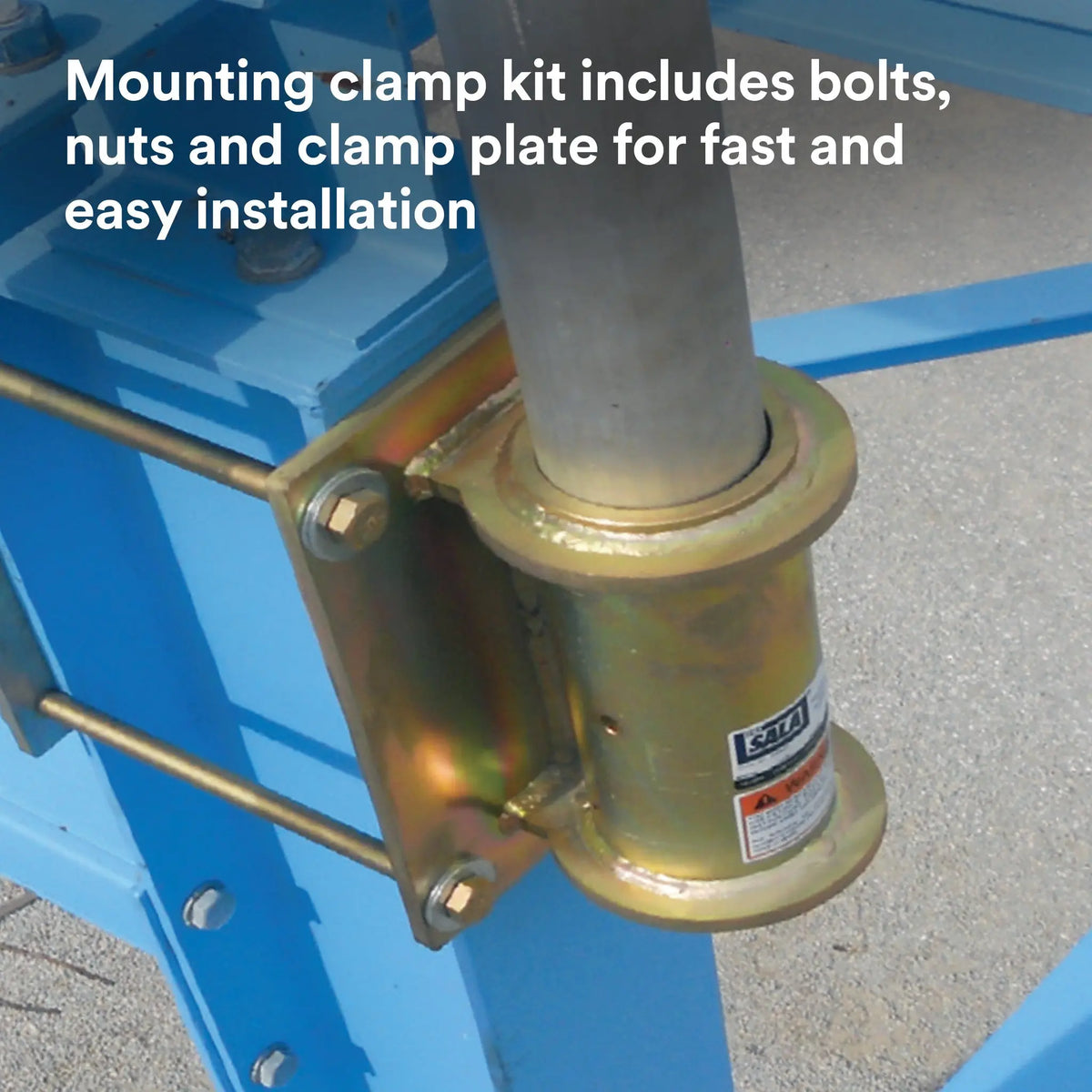 3M DBI-SALA SecuraSpan Fasten-in-Place HLL Clamp-on Vertical Base 7400211 1 EA, 7th Image