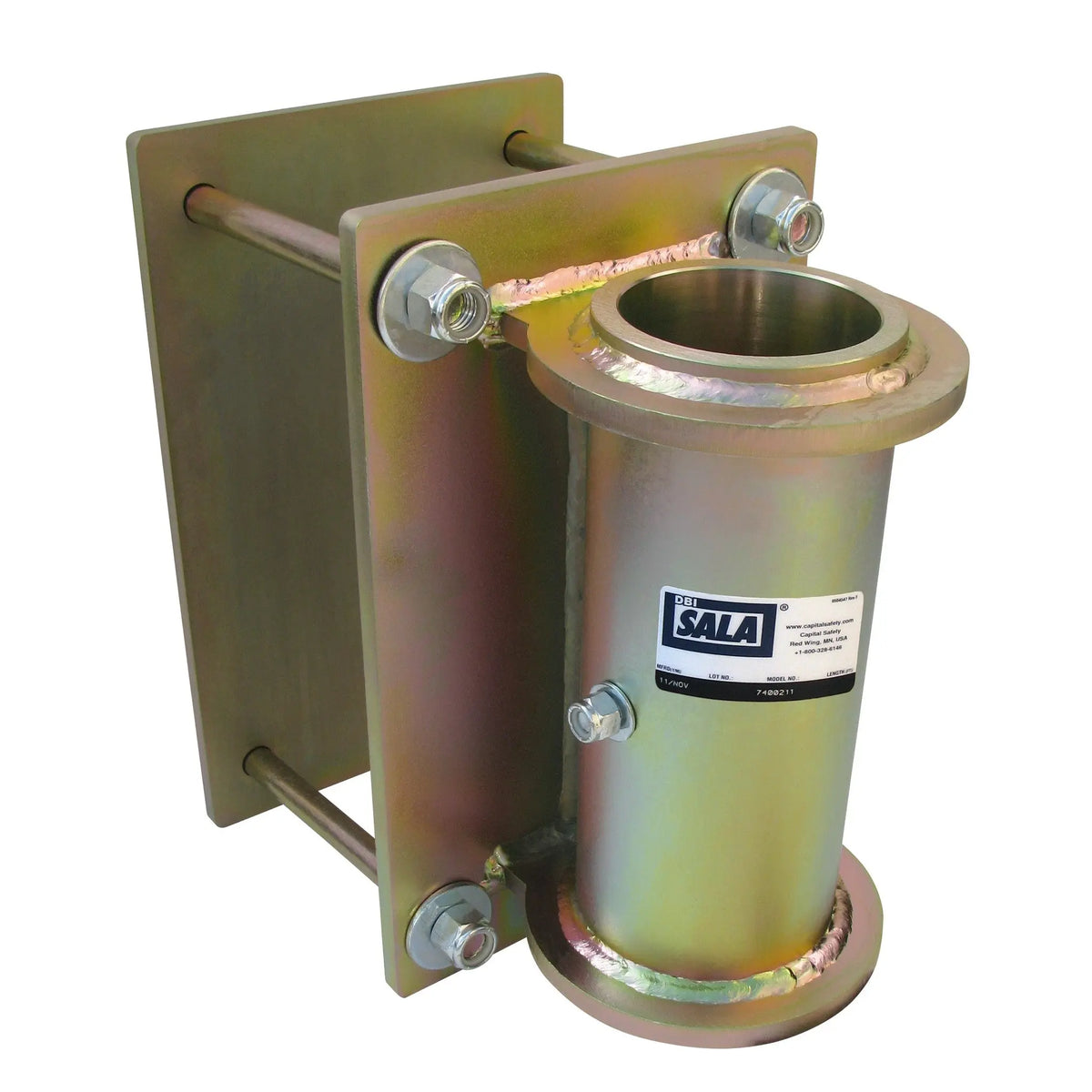 3M DBI-SALA SecuraSpan Fasten-in-Place HLL Clamp-on Vertical Base 7400211 1 EA, Main Image