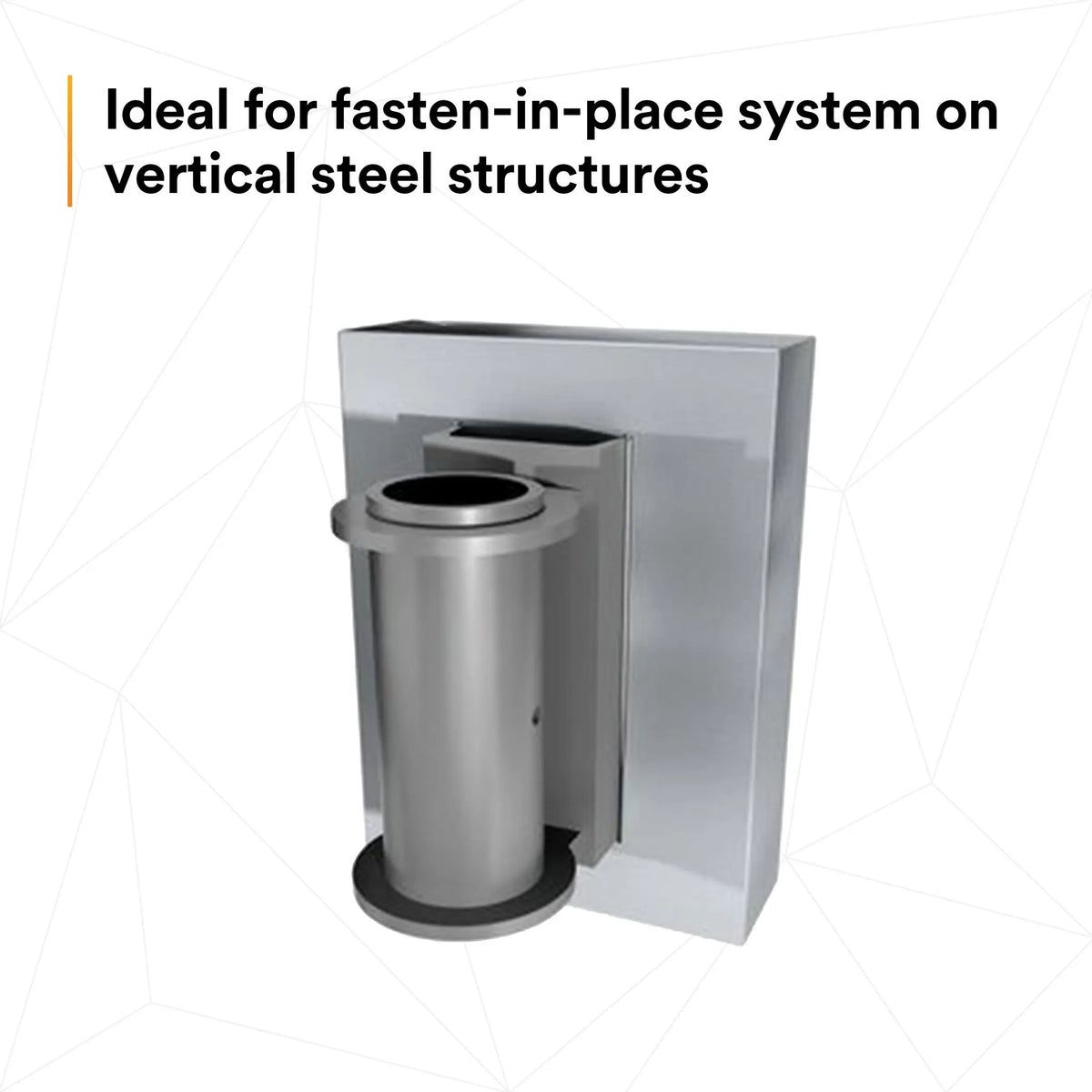 3M DBI-SALA SecuraSpan Fasten-in-Place HLL Weld-on Vertical Base 7400222 1 EA, 3rd image