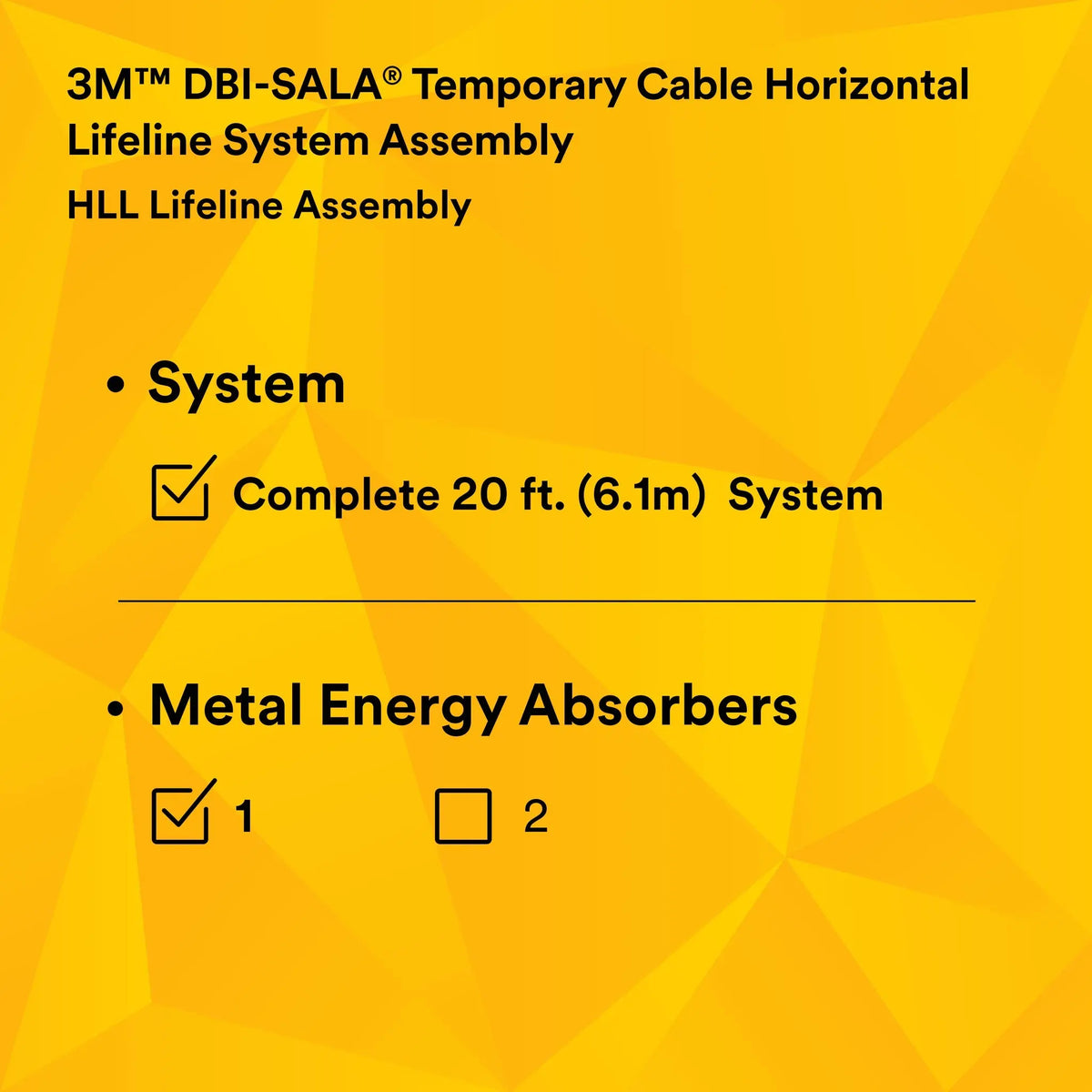 3M DBI-SALA SecuraSpan HLL Lifeline Assembly 7403020, 1 EA, 5th image