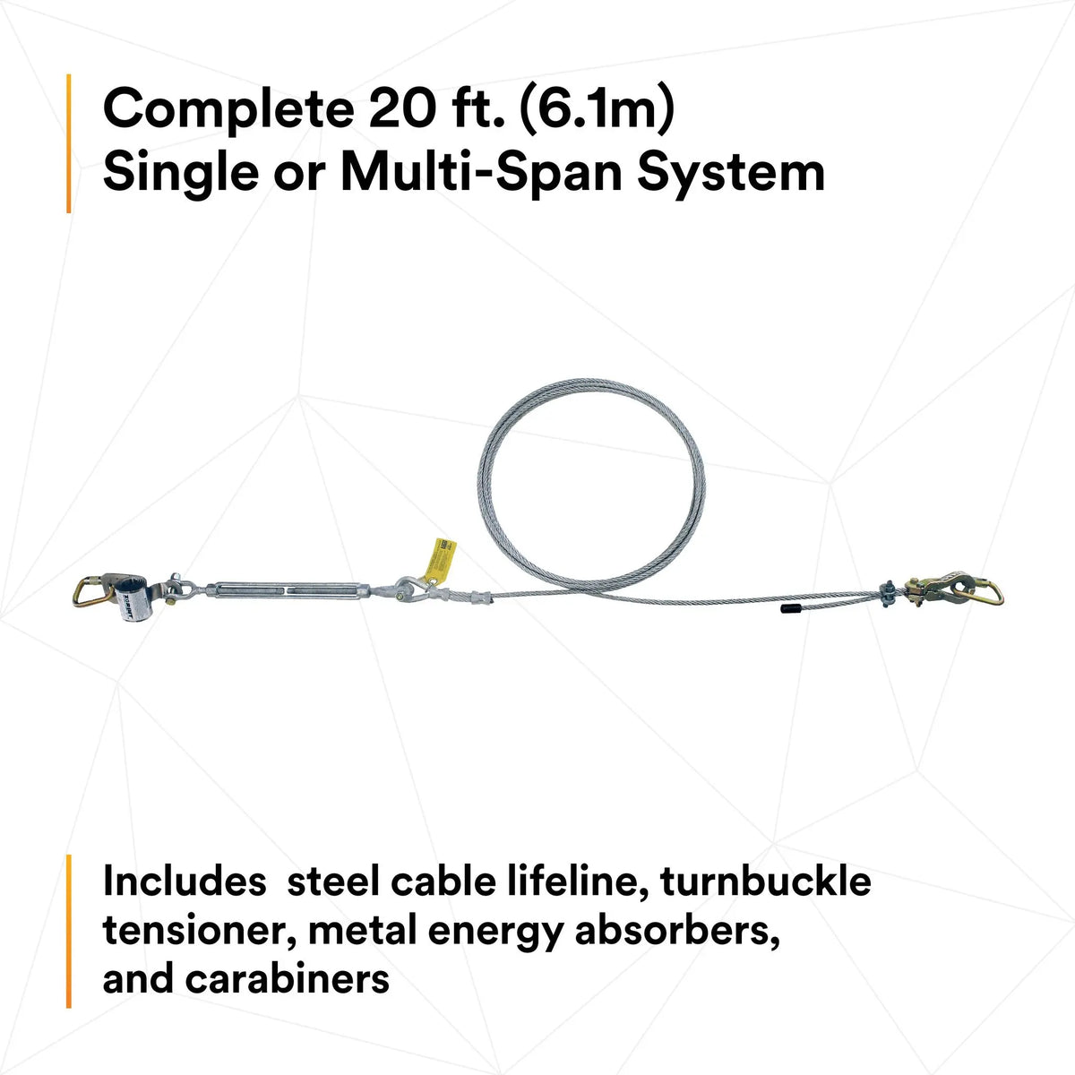 3M DBI-SALA SecuraSpan HLL Lifeline Assembly 7403020, 1 EA, 7th image