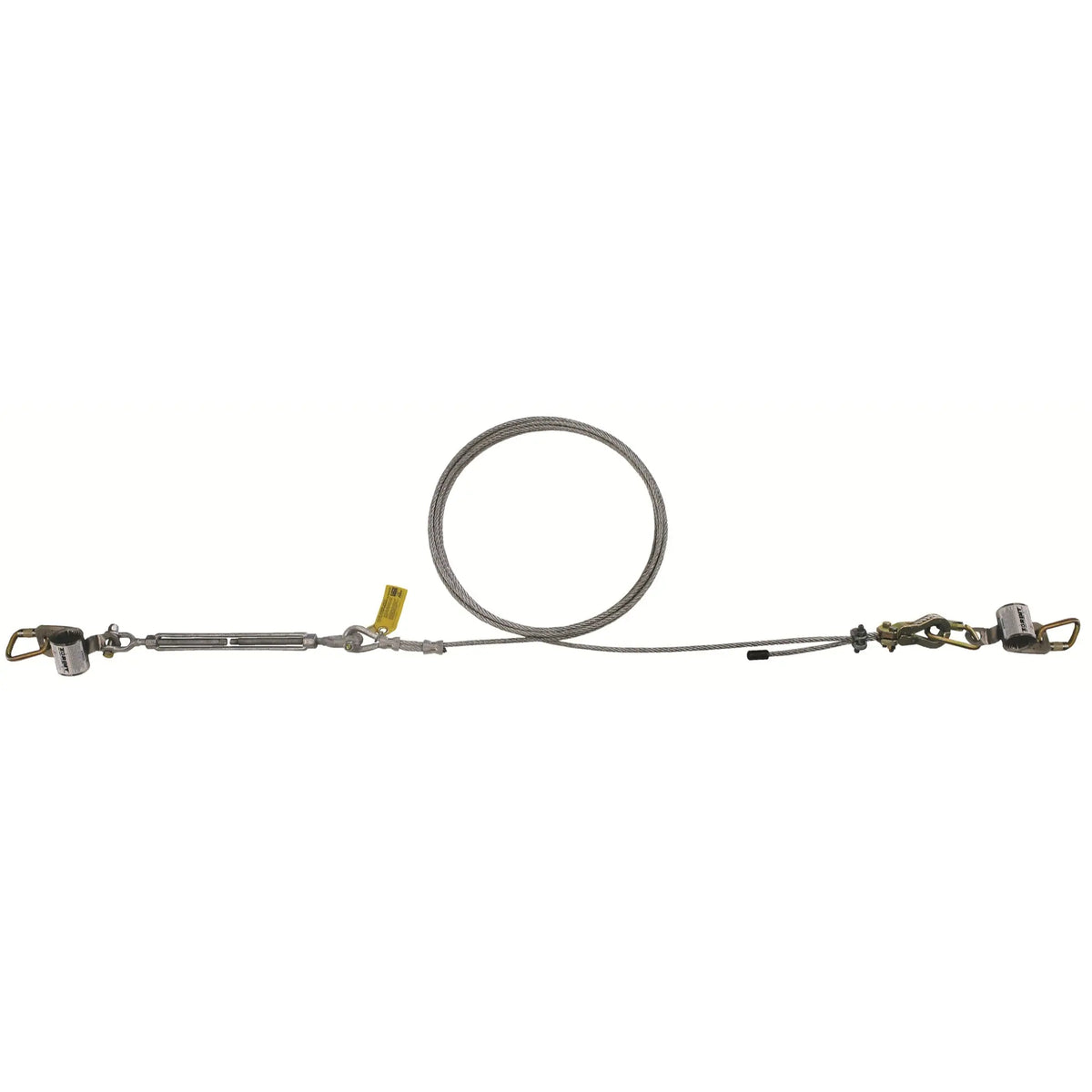 70 ft. (21.3m) cable lifeline assembly includes tensioner termination and mounting hardware Zorbit energy absorber