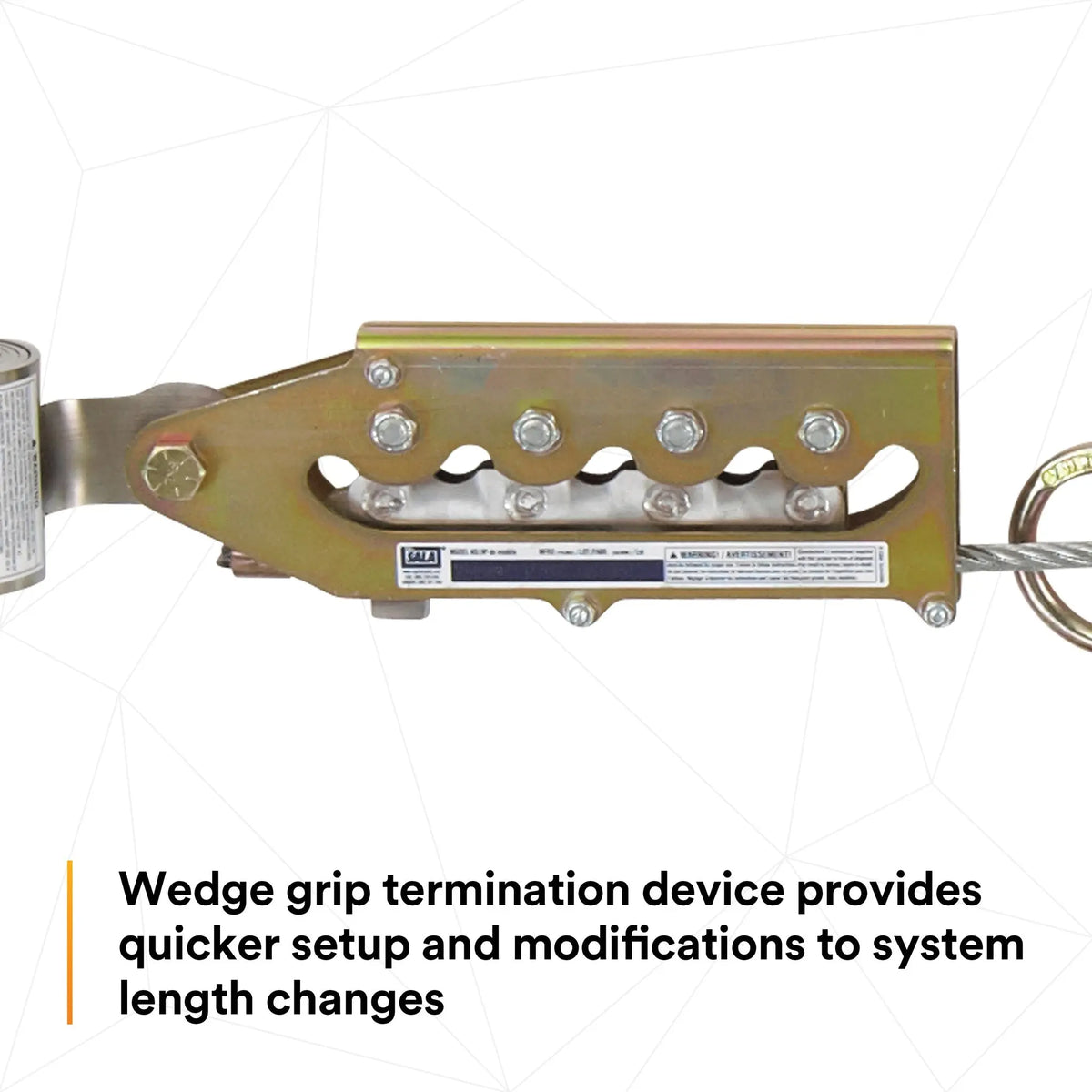 3M DBI-SALA Sayfline Cable Horizontal Lifeline System 7602030 1 EA, 4th image