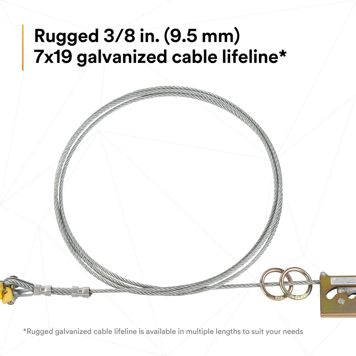 3M DBI-SALA Sayfline Cable Horizontal Lifeline System 7602030 1 EA, 10th image