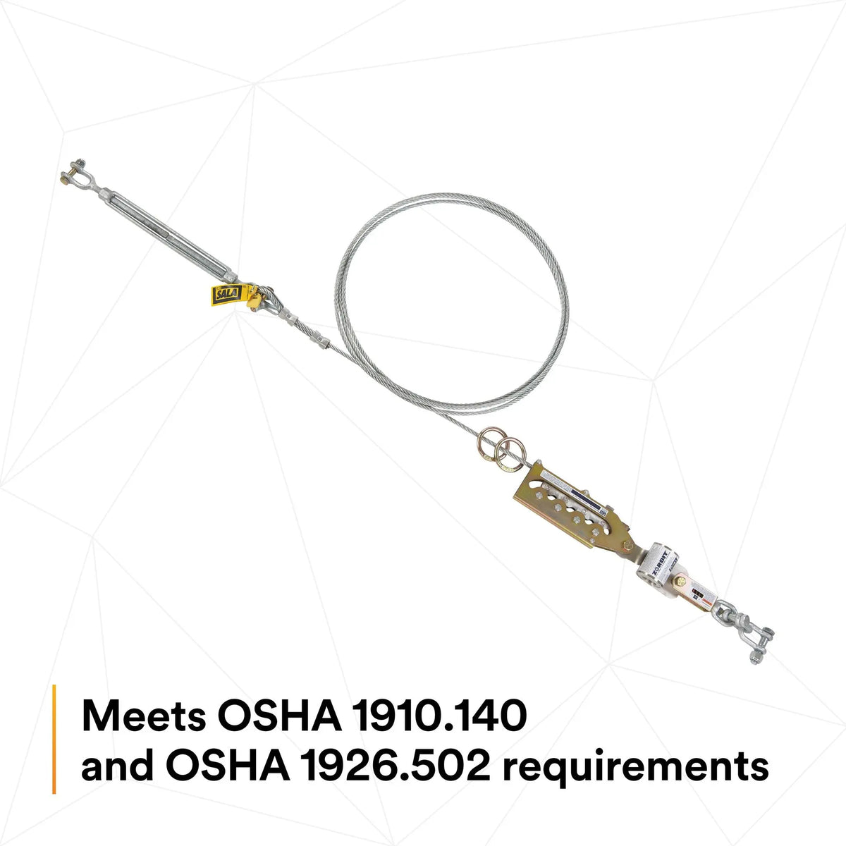 3M DBI-SALA Sayfline Cable Horizontal Lifeline System 7602070 1 EA, 3rd image