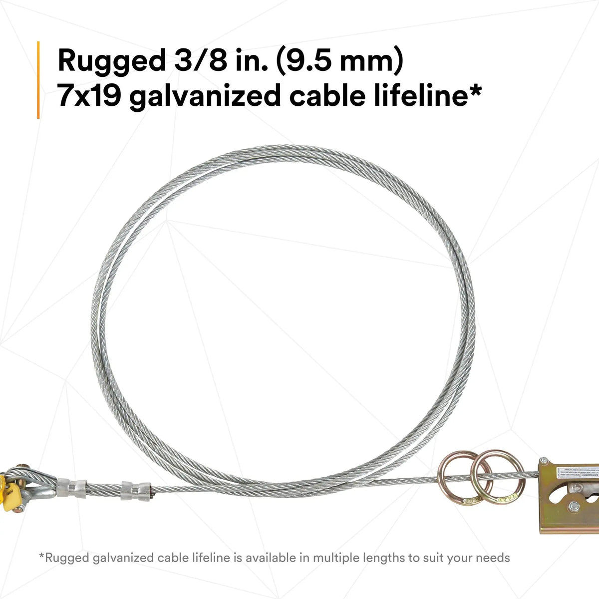 3M DBI-SALA Sayfline Cable Horizontal Lifeline System 7602090 1 EA, 5th image