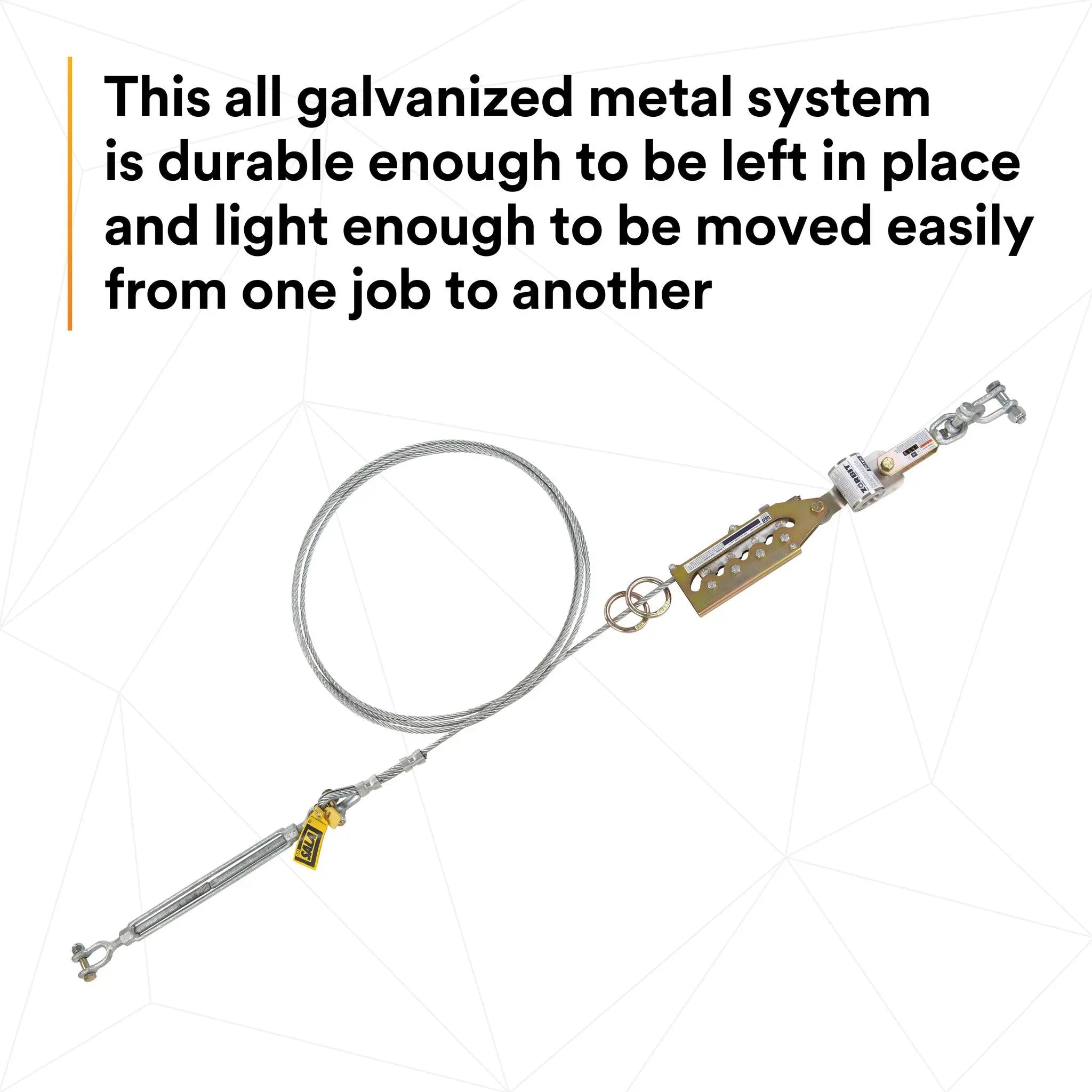3M DBI-SALA Sayfline Cable Horizontal Lifeline System 7602090 1 EA, 10th image