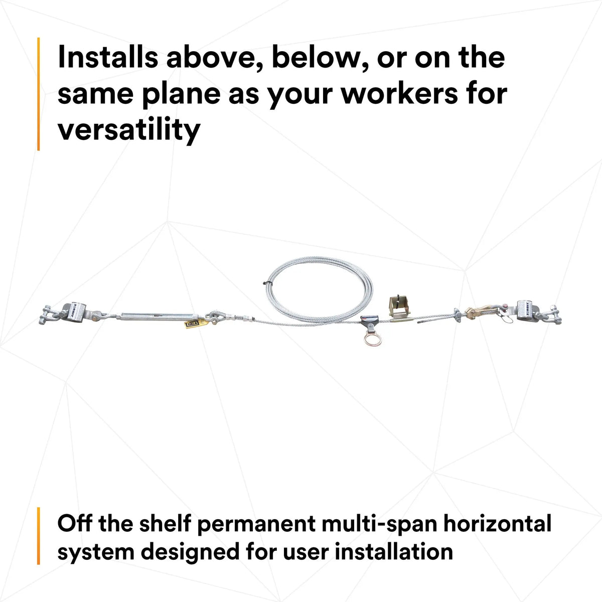3M DBI-SALA Sayfline Permanent Multi-Span Horizontal Lifeline System 7603120 1 EA, 9th image