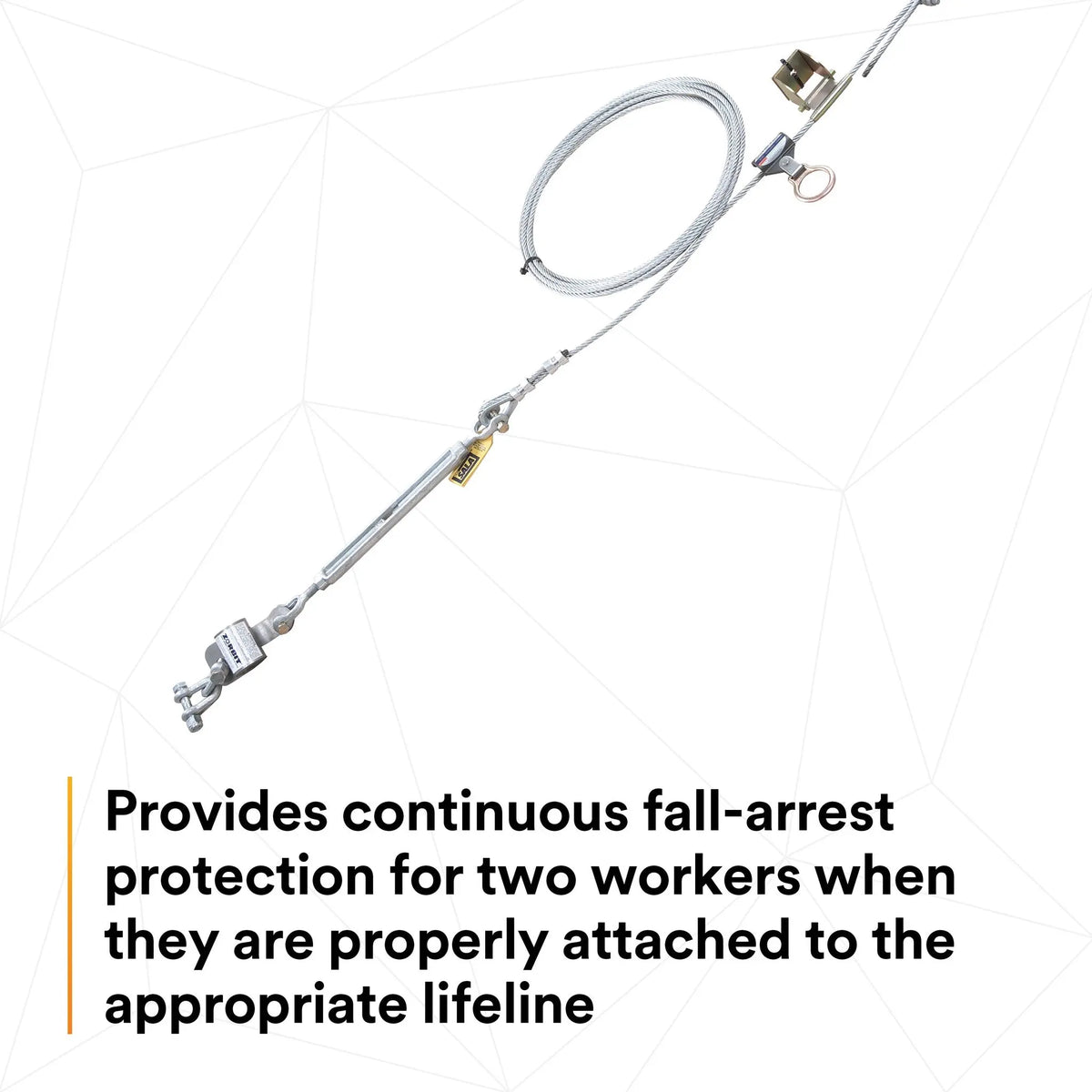 3M DBI-SALA Sayfline Permanent Multi-Span Horizontal Lifeline System 7603140 1 EA, 7th image