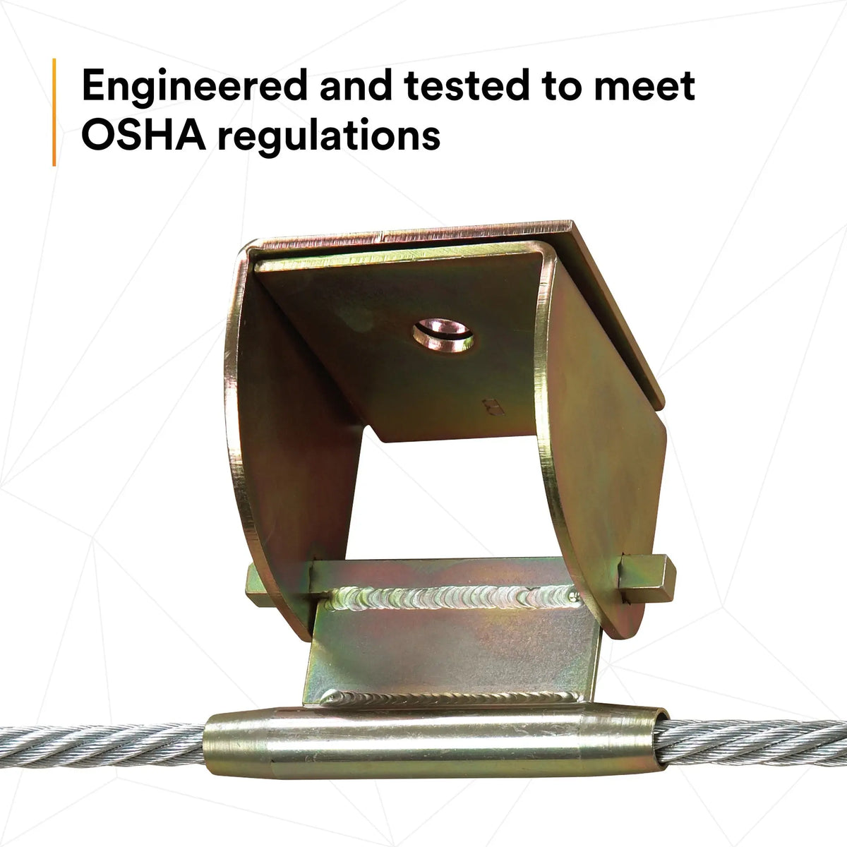 3M DBI-SALA Sayfline Permanent Multi-Span HLL Intermediate Bracket 7608001 1 EA, 5th image
