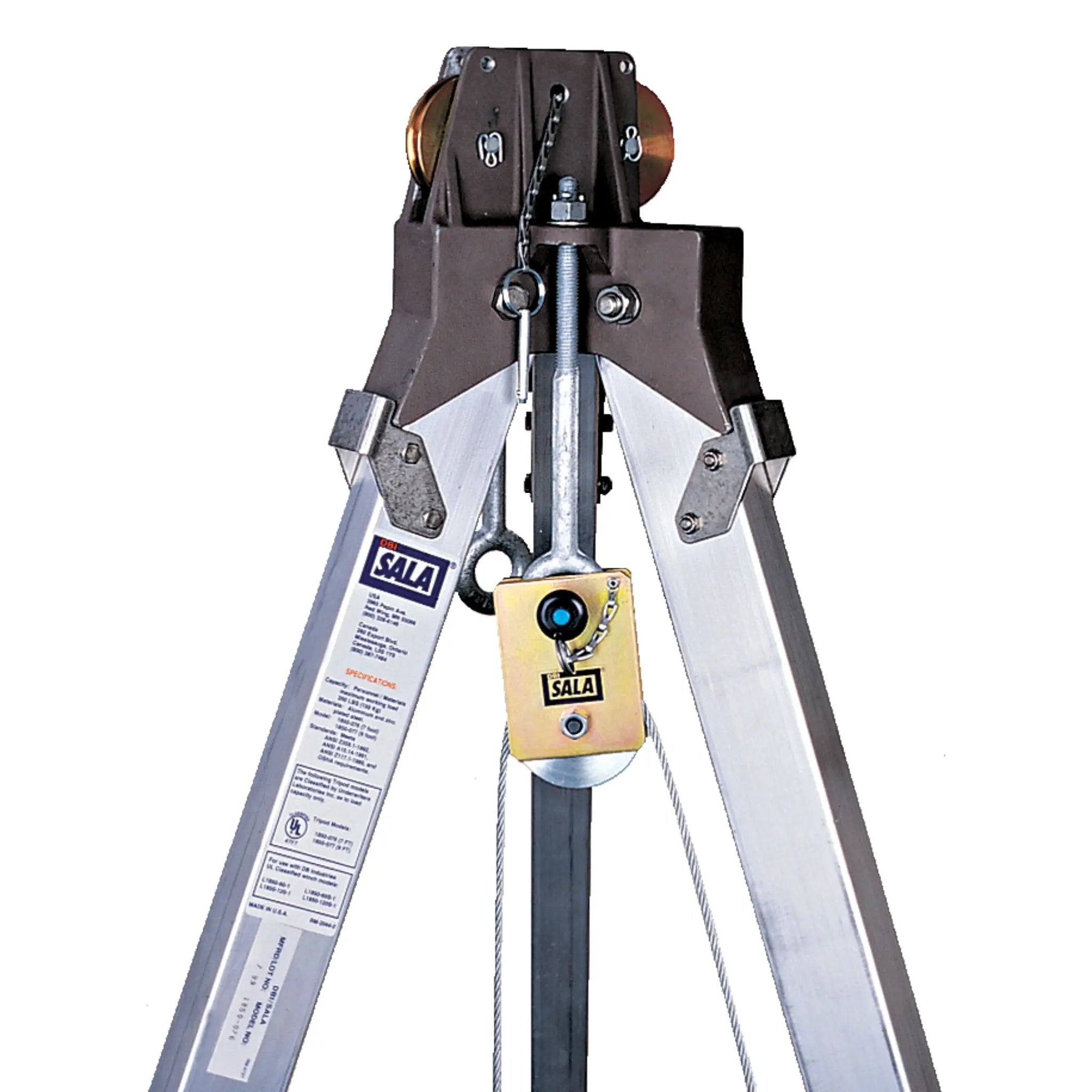 3M DBI-Sala 7100240879 8003205 Advanced Confined Space Tripod Pulley, 1 Each 