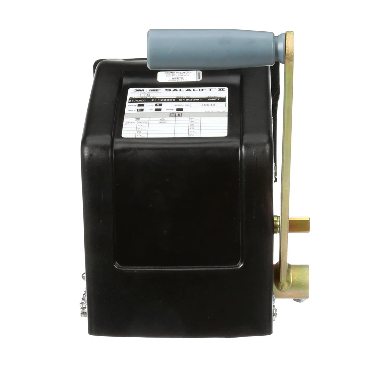 3M DBI-SALA SalaliftII Winch 8102005 1 EA, Back