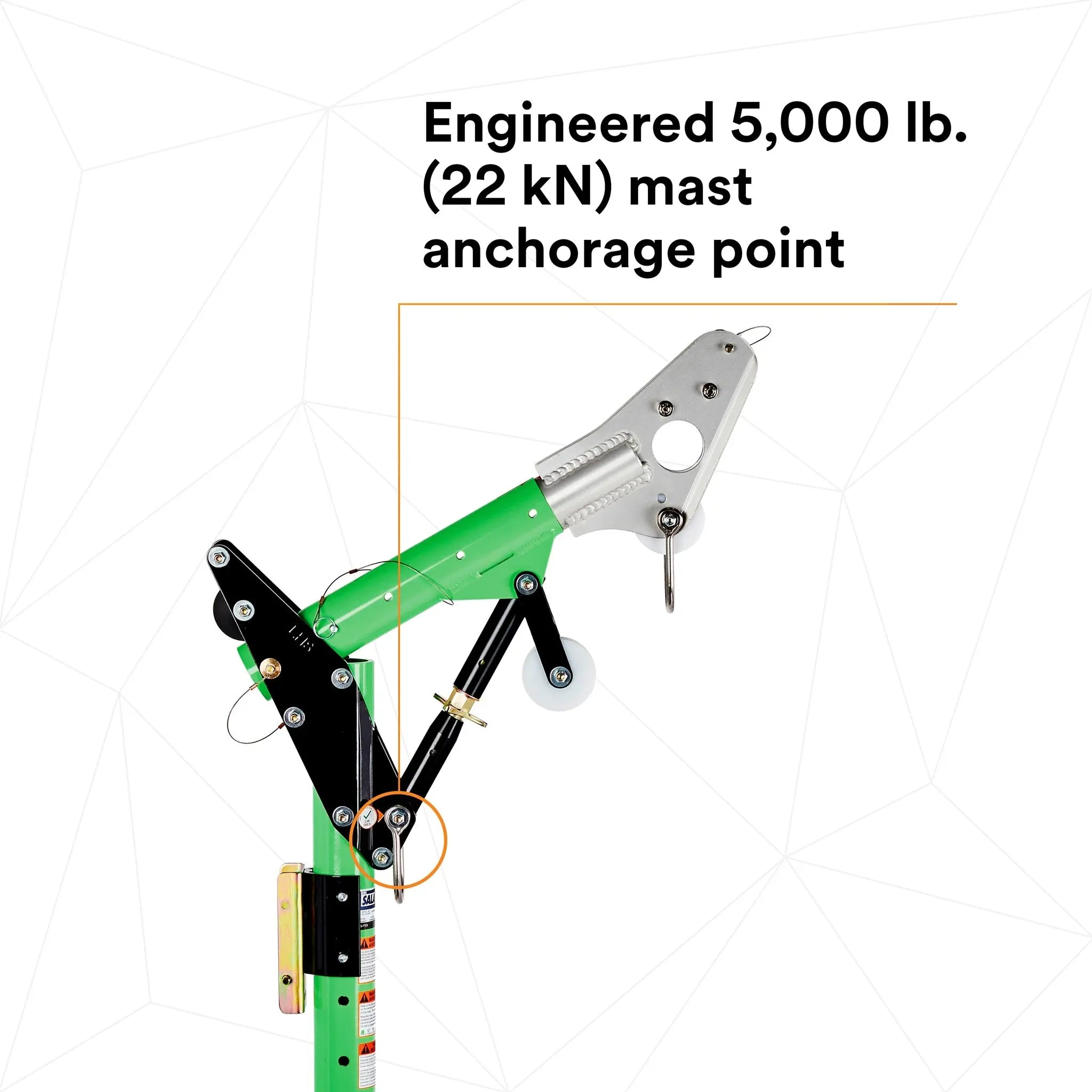 3M DBI-Sala 8518001 Confined Space Adjustable Offset Upper Davit Mast