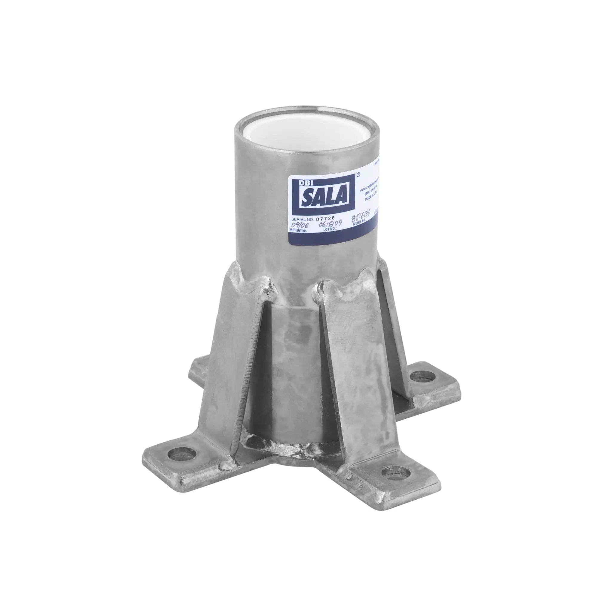 3M DBI-SALA Advanced Floor Mount Sleeve Davit Base 8518347, Main Image