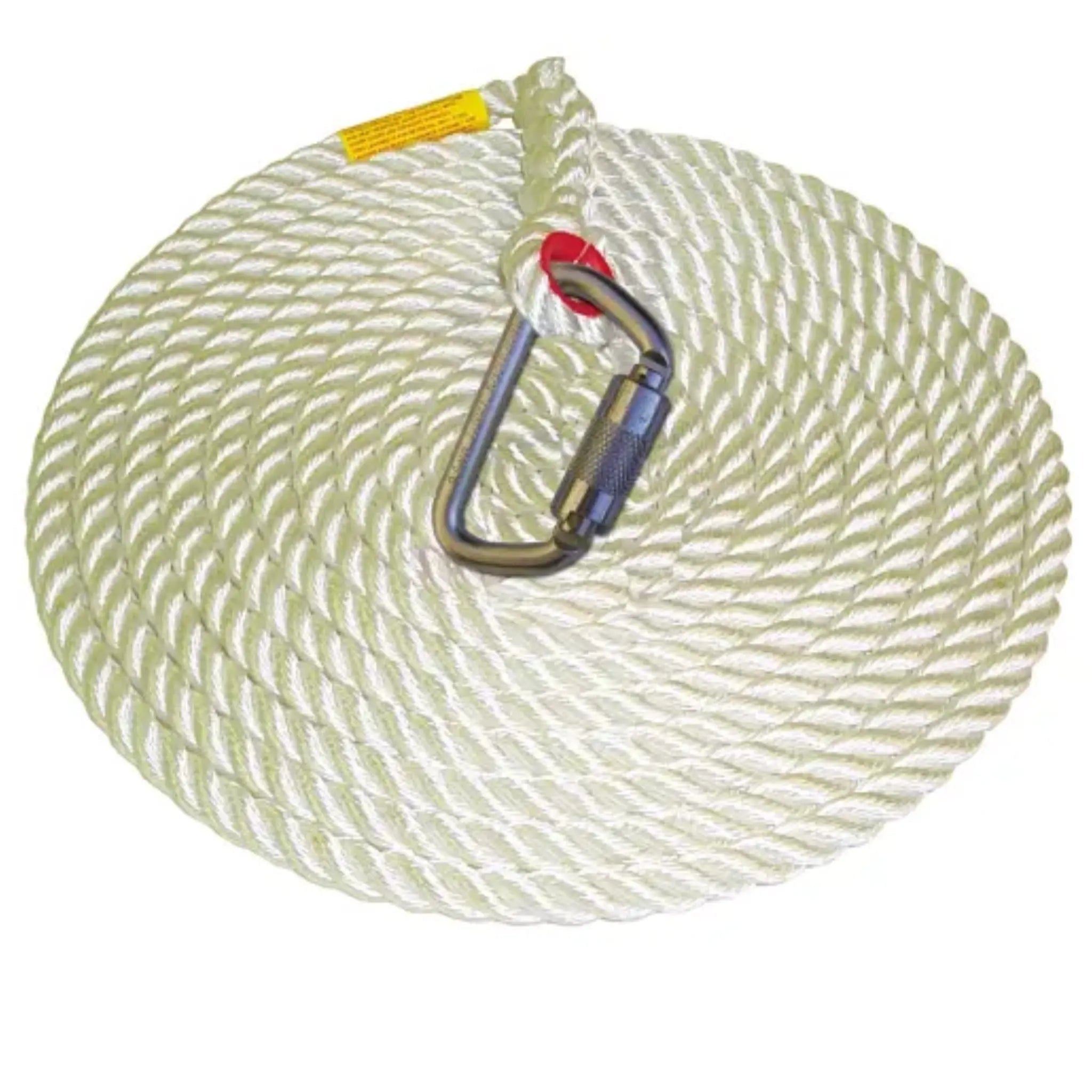 Lifeline, vertical, 5-8" x 50 ft. nylon rope with AJ514A carabiner