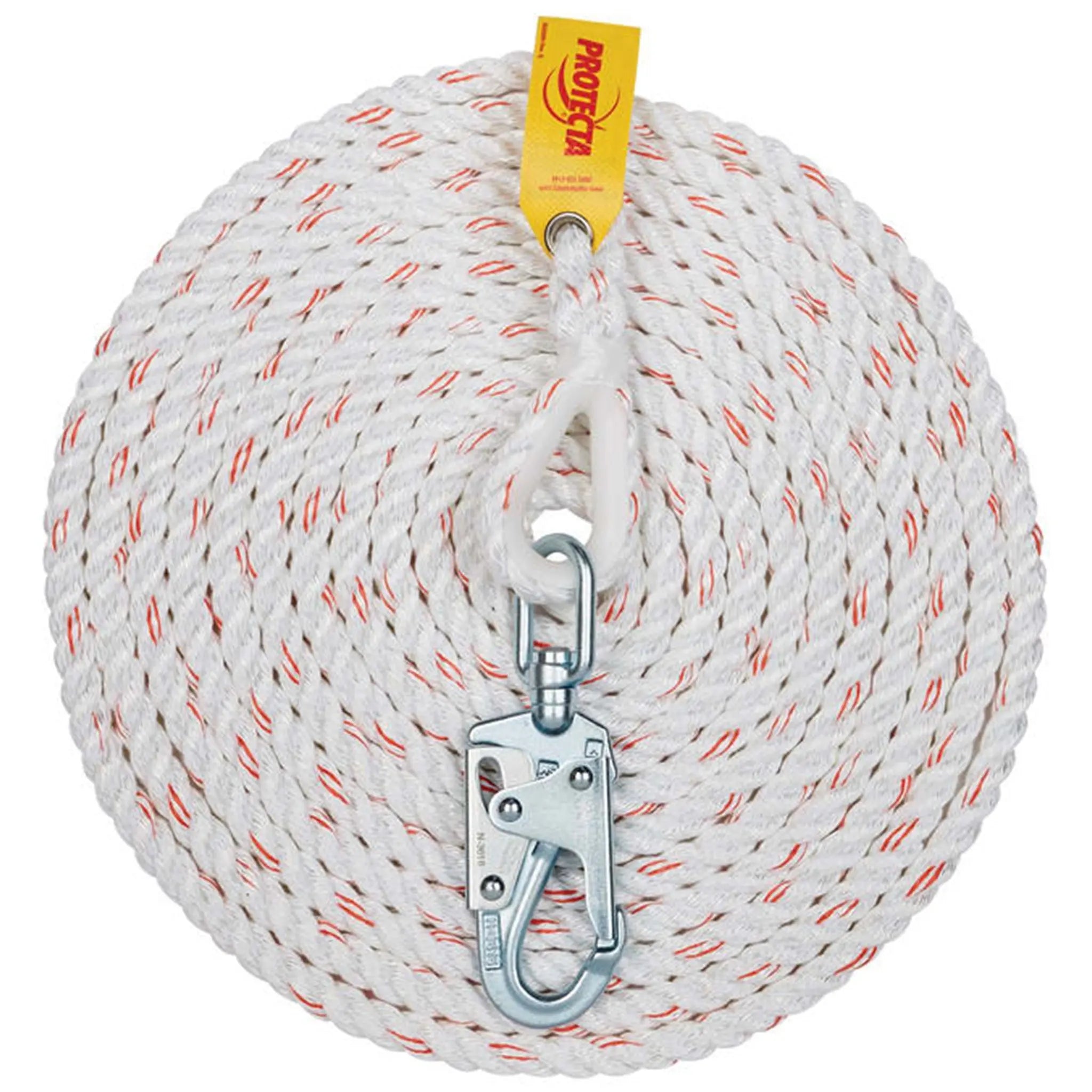 Lifeline, Vertical, 5-8" x 75 ft. Nylon Rope with 2000115 Carabiner