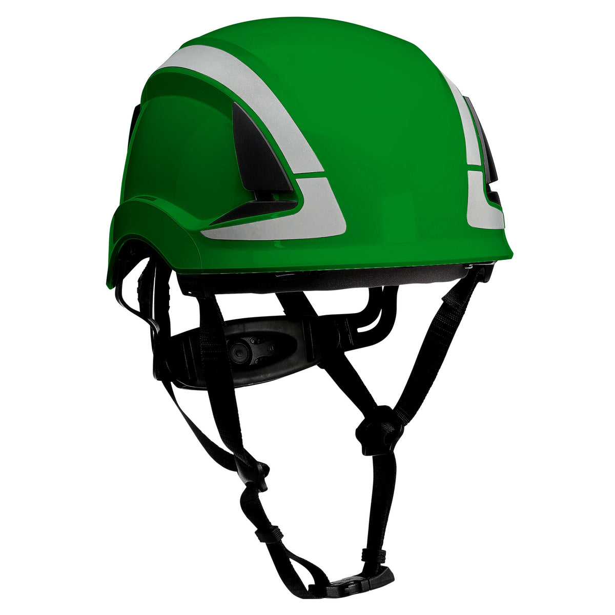 3M DBI-Sala X6000 Series Safety Helmet, Type II with SecureFit, Reflective, Uvicator, 1 Each, Non-Vented, Green, Main Image