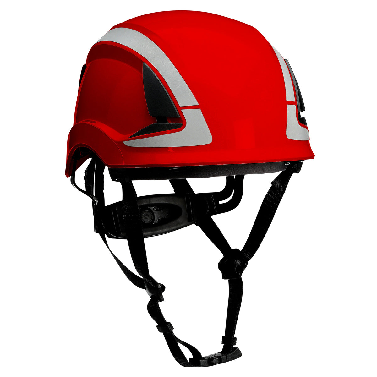 3M DBI-Sala X6000 Series Safety Helmet, Type II with SecureFit, Reflective, Uvicator, 1 Each, Non-Vented, Red, Main Image