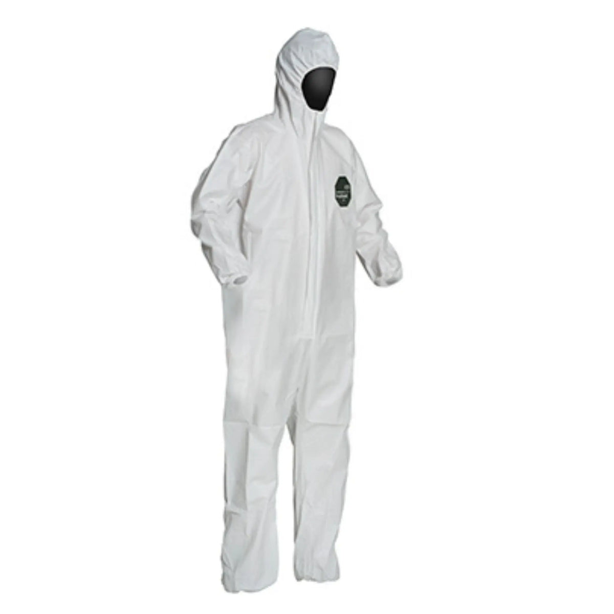 DuPont NB127SWH ProShield 50 Microporous Film Hooded Coveralls, 1 Each, Side