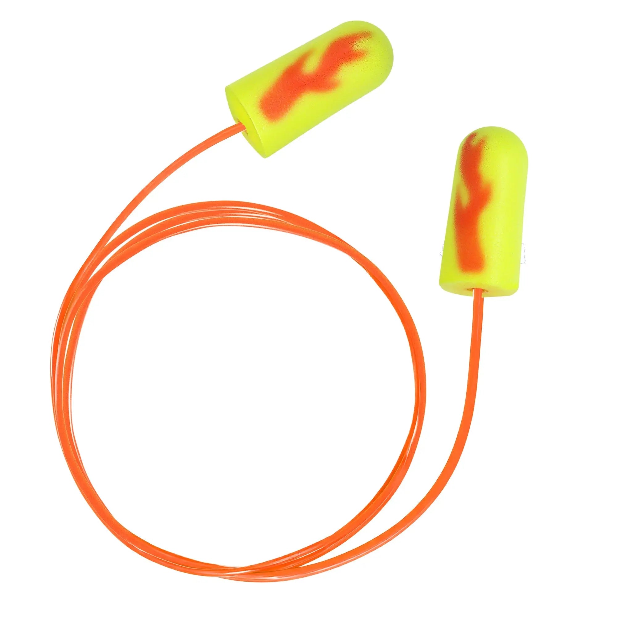 3M E-A-Rsoft 311-1252 Yellow Neons Blasts Corded Earplugs