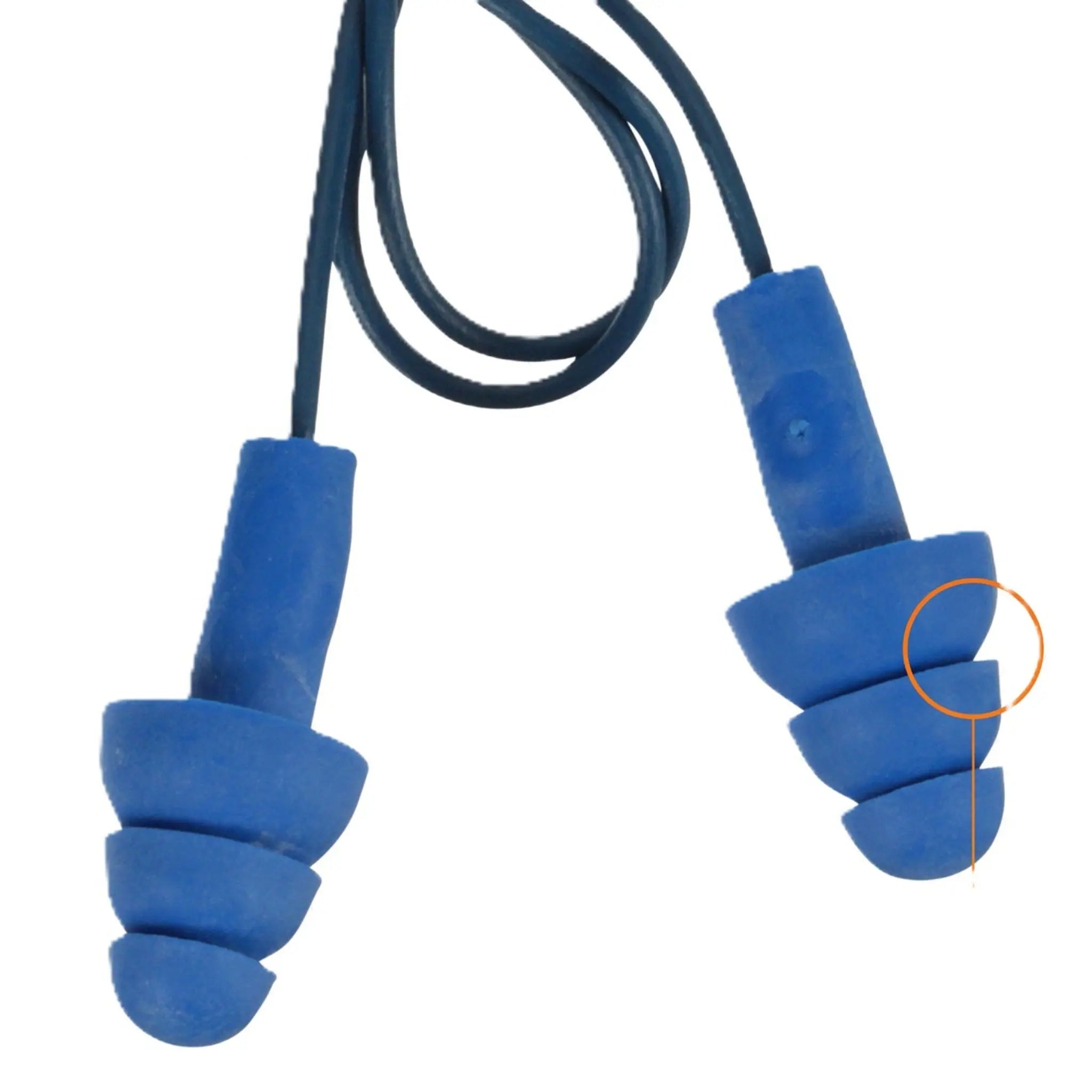 3M E-A-R 340-4007 UltraFit Earplugs, Metal Detectable, Corded, Case of 400 Pairs 