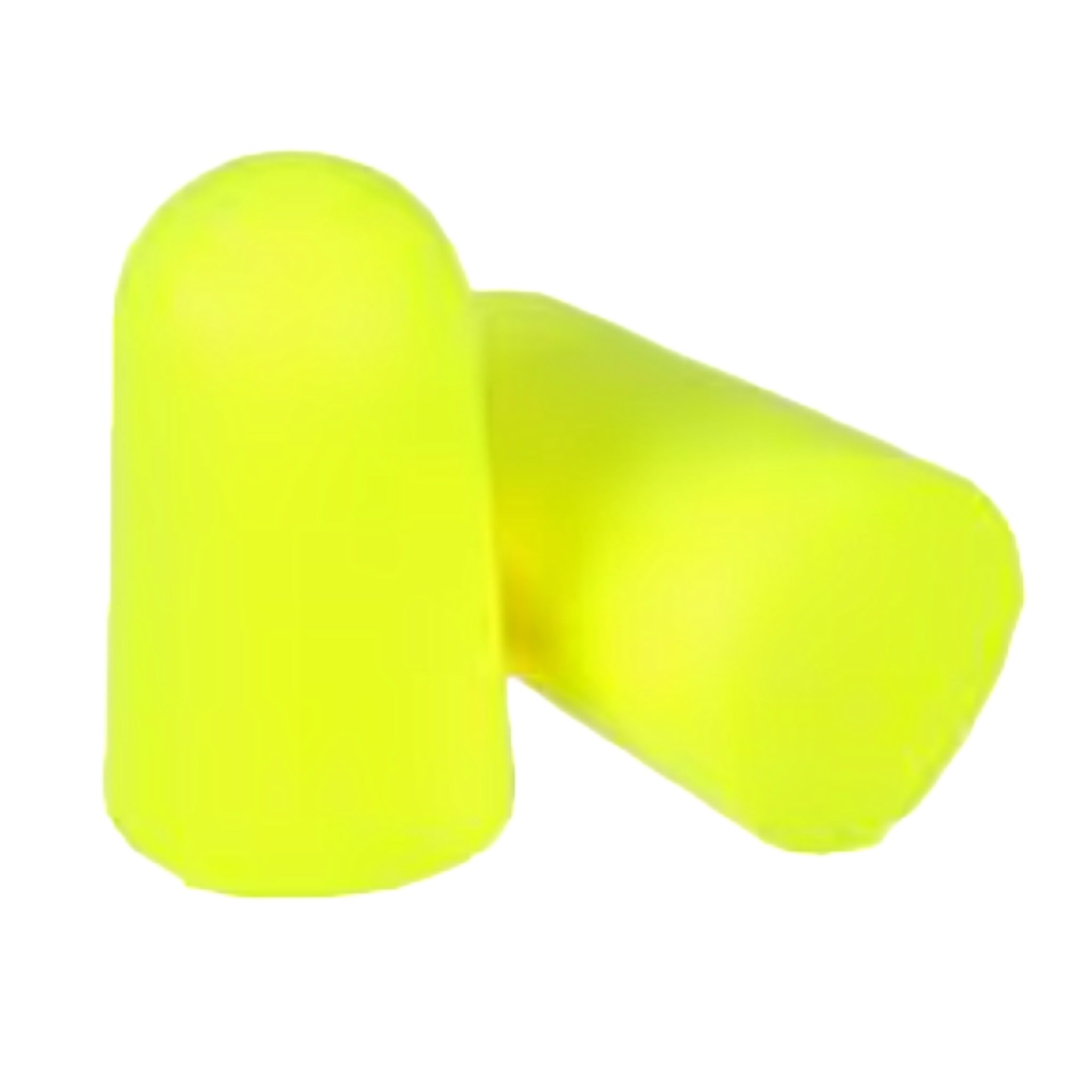 3M E-A-Rsoft 391-1004 Yellow Neons One Touch Refill Earplugs, Uncorded, Regular, Case of 2000 