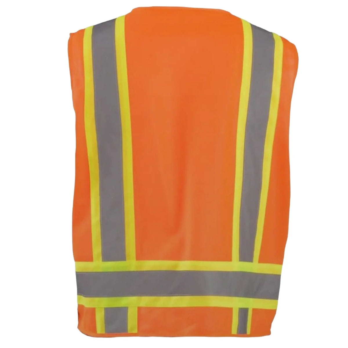Occunomix High Visibility Value Two Tone Surveyor Solid Vest Class 2 | ECO ATRANS, Back