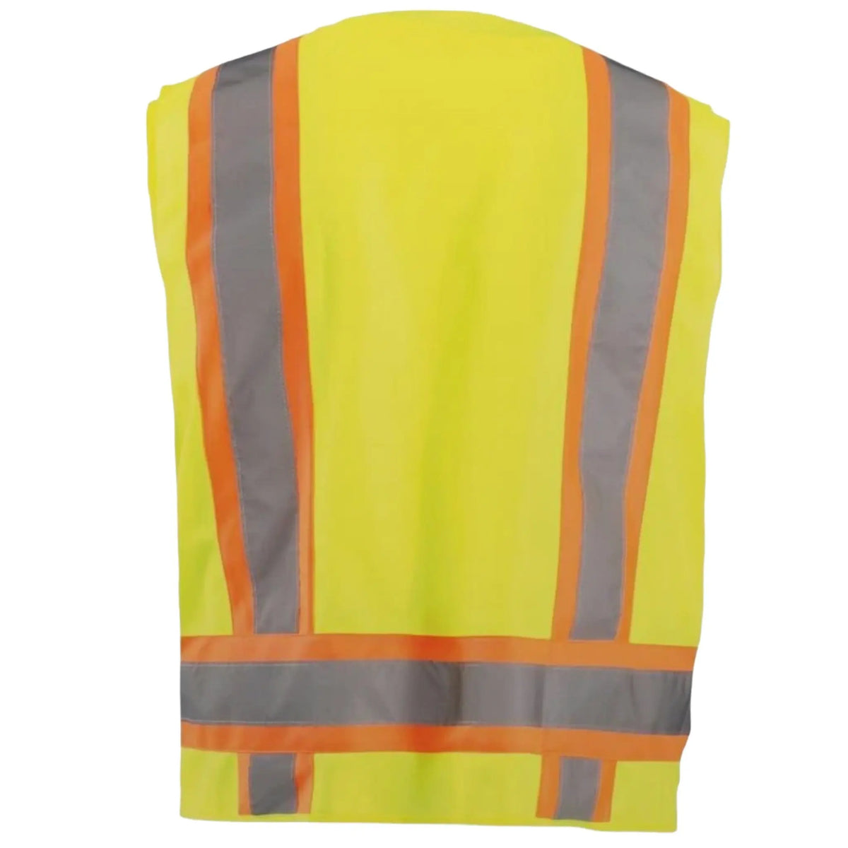 Occunomix High Visibility Value Two Tone Surveyor Solid Vest Class 2 | ECO ATRANS, Back