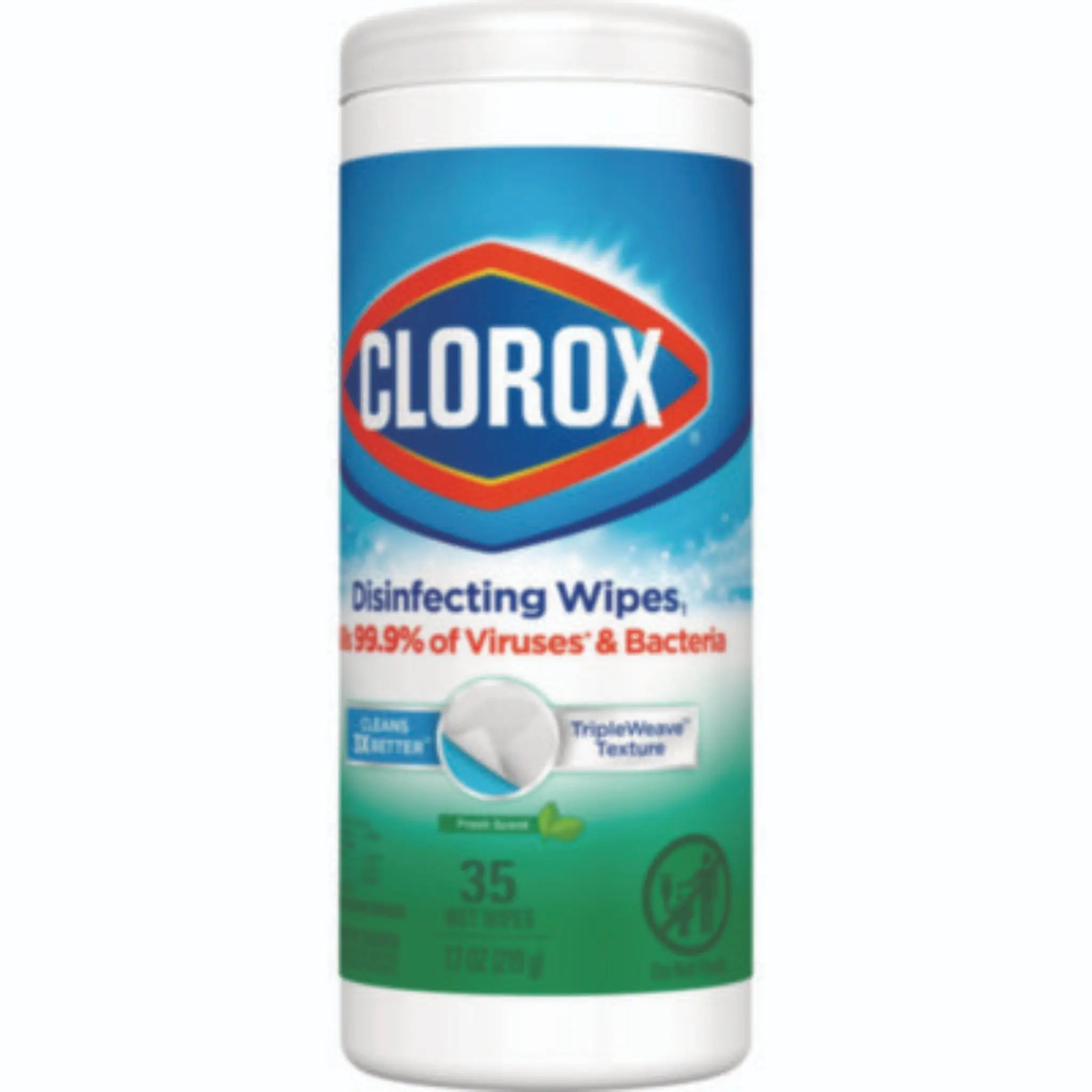 CLOROX SALES CO. CLO01593EA Disinfecting Wipes, Front View 1