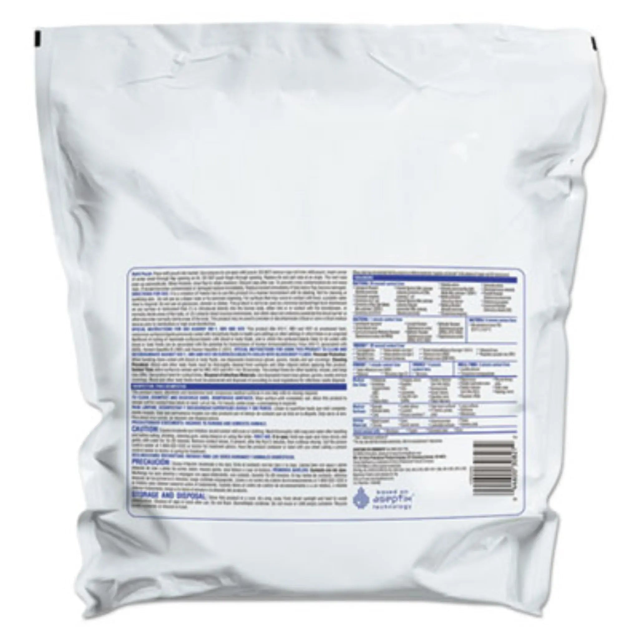 CLOROX SALES CO. CLO30827 Hydrogen Peroxide Cleaner Disinfectant Wipes, Back View