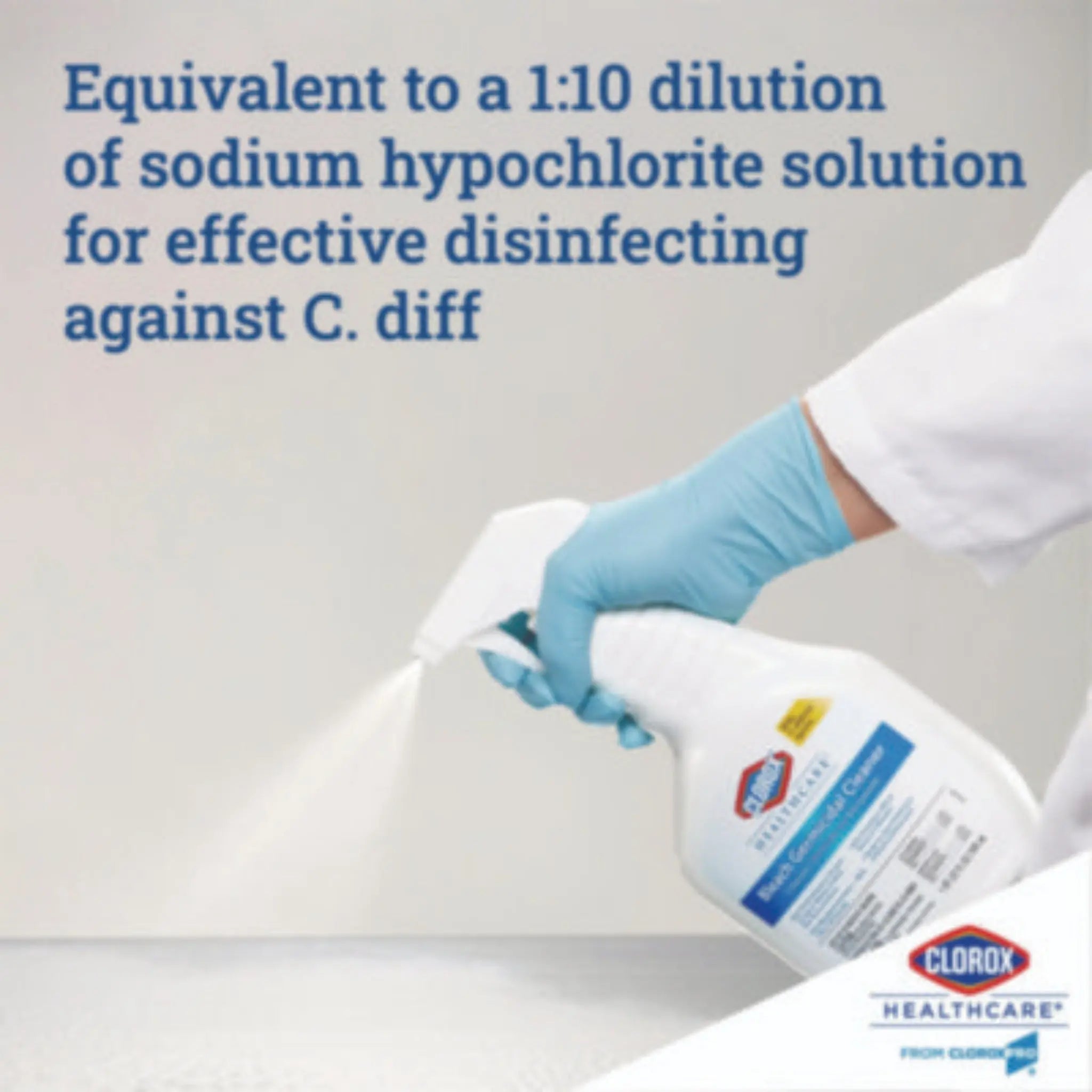 CLOROX SALES CO. CLO68970 Bleach Germicidal Cleaner, 1:10 dilution