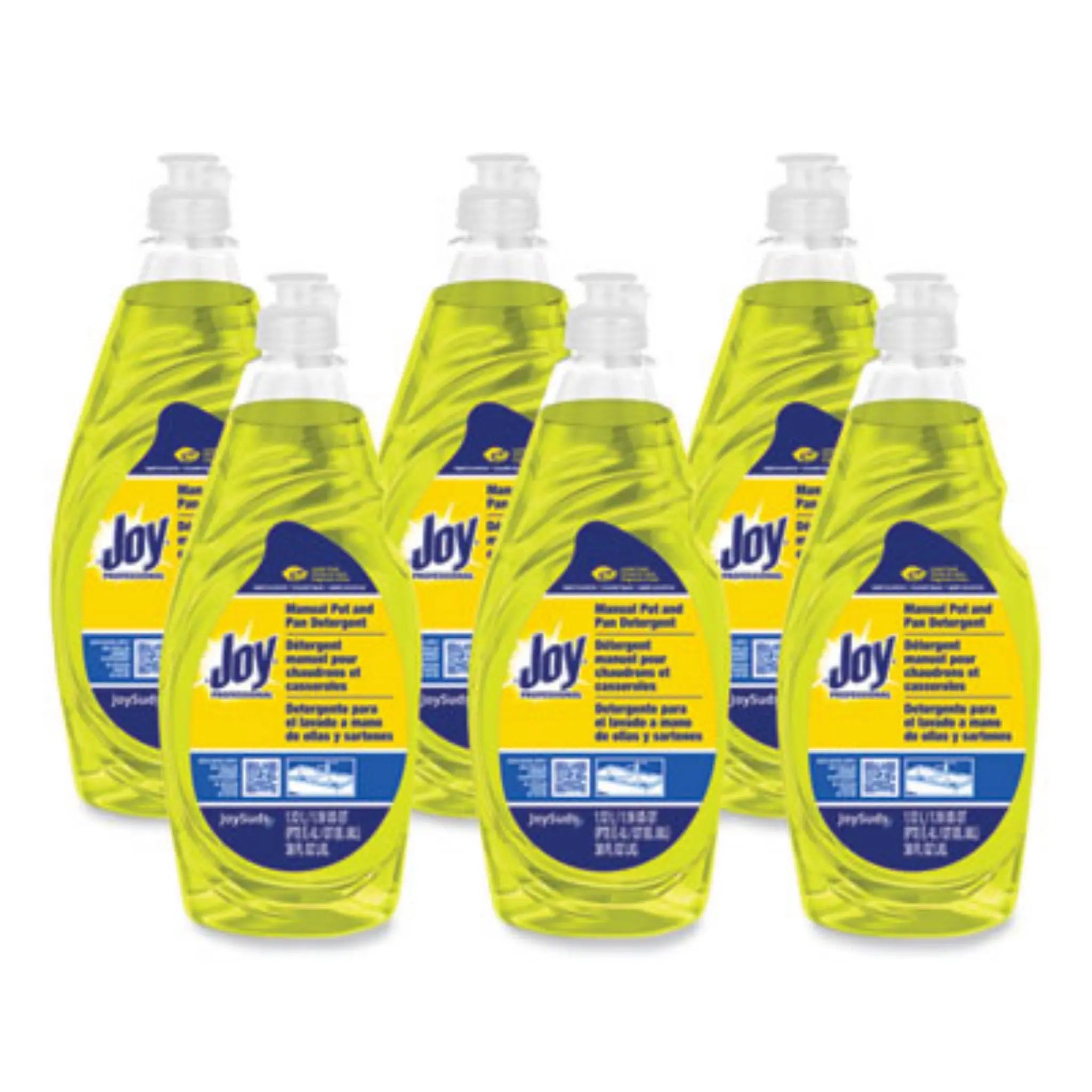 JOYSUDS, LLC. JOY43606CT Dishwashing Liquid, Lemon Scent, 38 oz Bottle, Carton of 8 