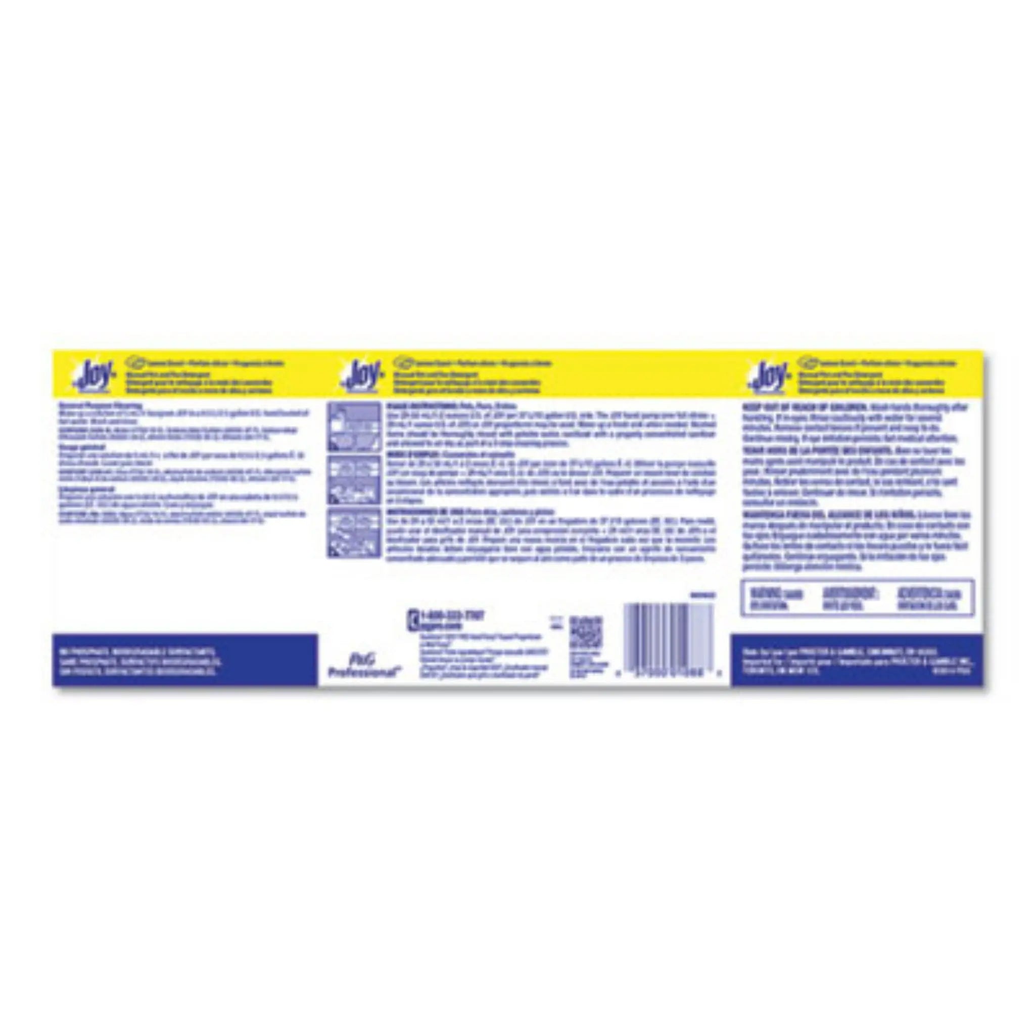 JOYSUDS, LLC. JOY43606CT Dishwashing Liquid, Information