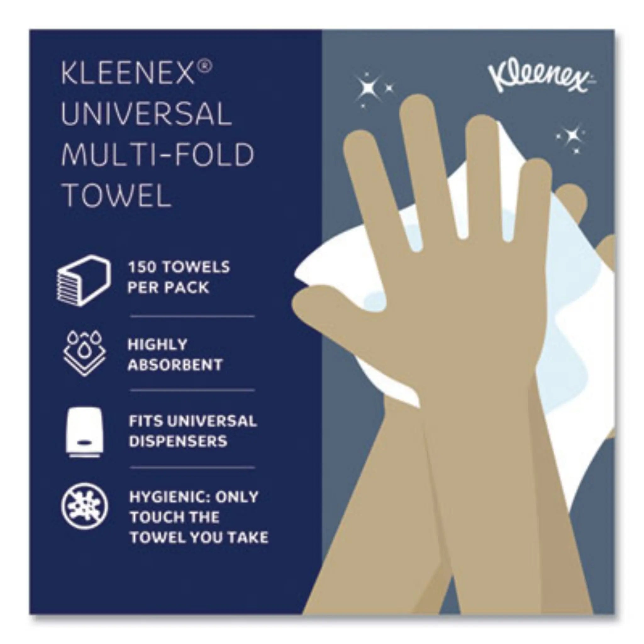 KIMBERLY-CLARK Kleenex 01890 Multi-Fold Paper Towels, Specification