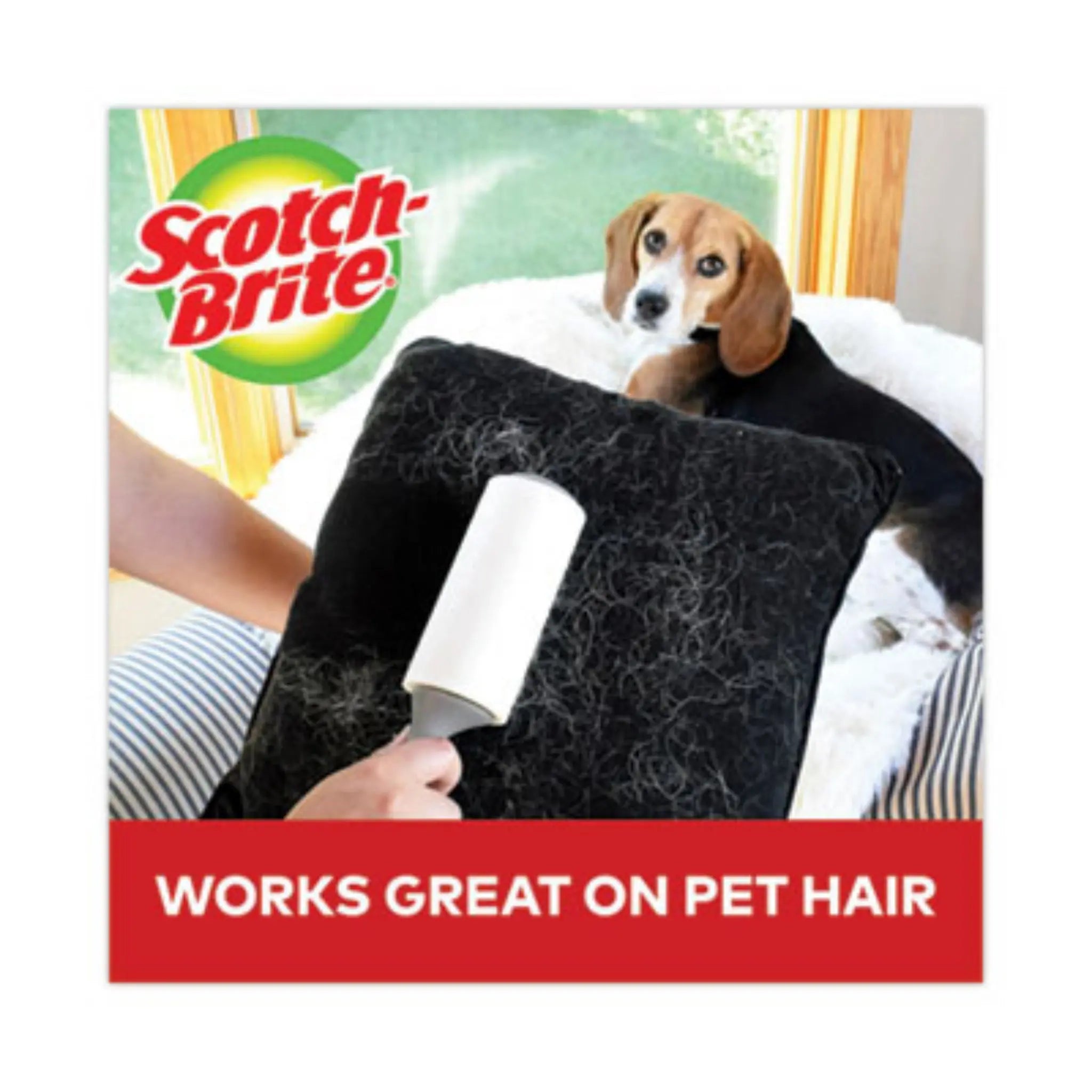 3M 836RFS60 Lint Roller Refill Roll, Works Great on Pet Hair