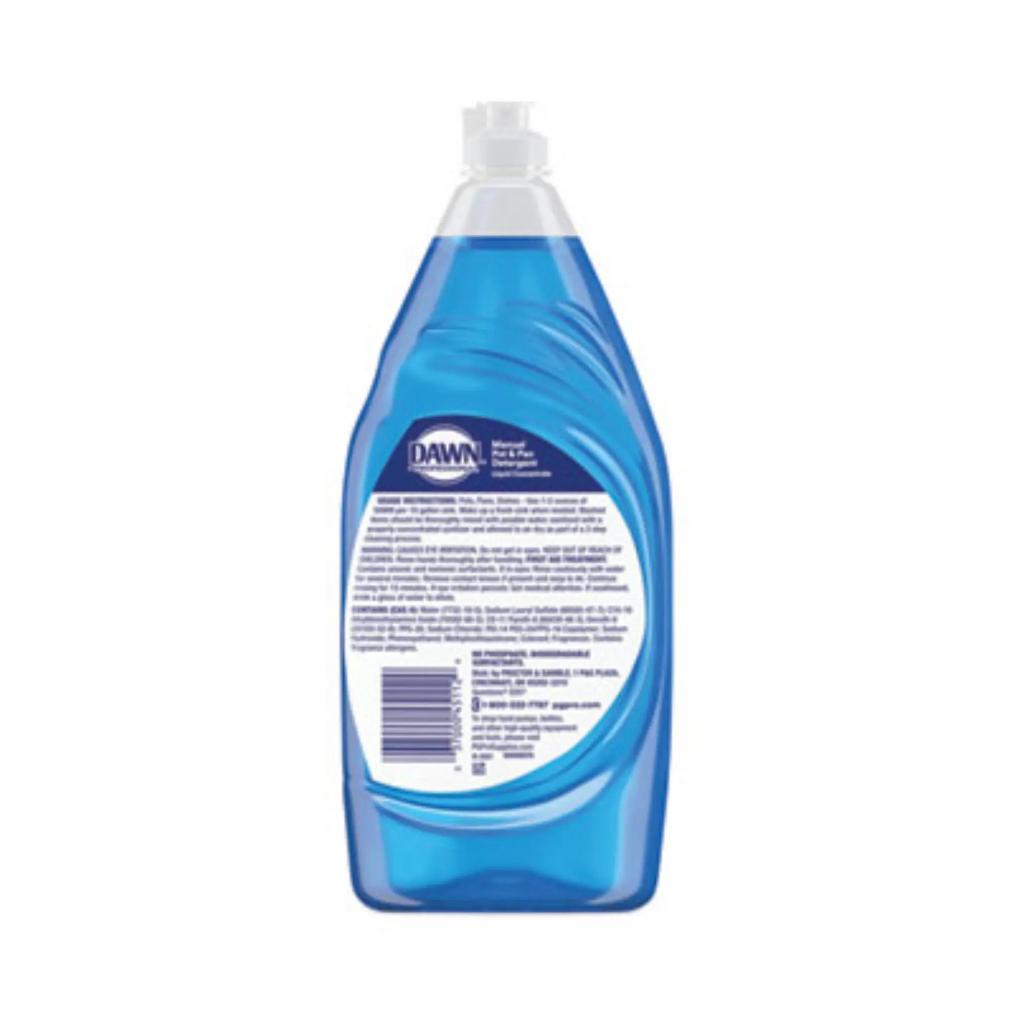 PROCTER & GAMBLE PGC45112CT Manual Pot/pan Dish Detergent, 1 Bottle, Back View
