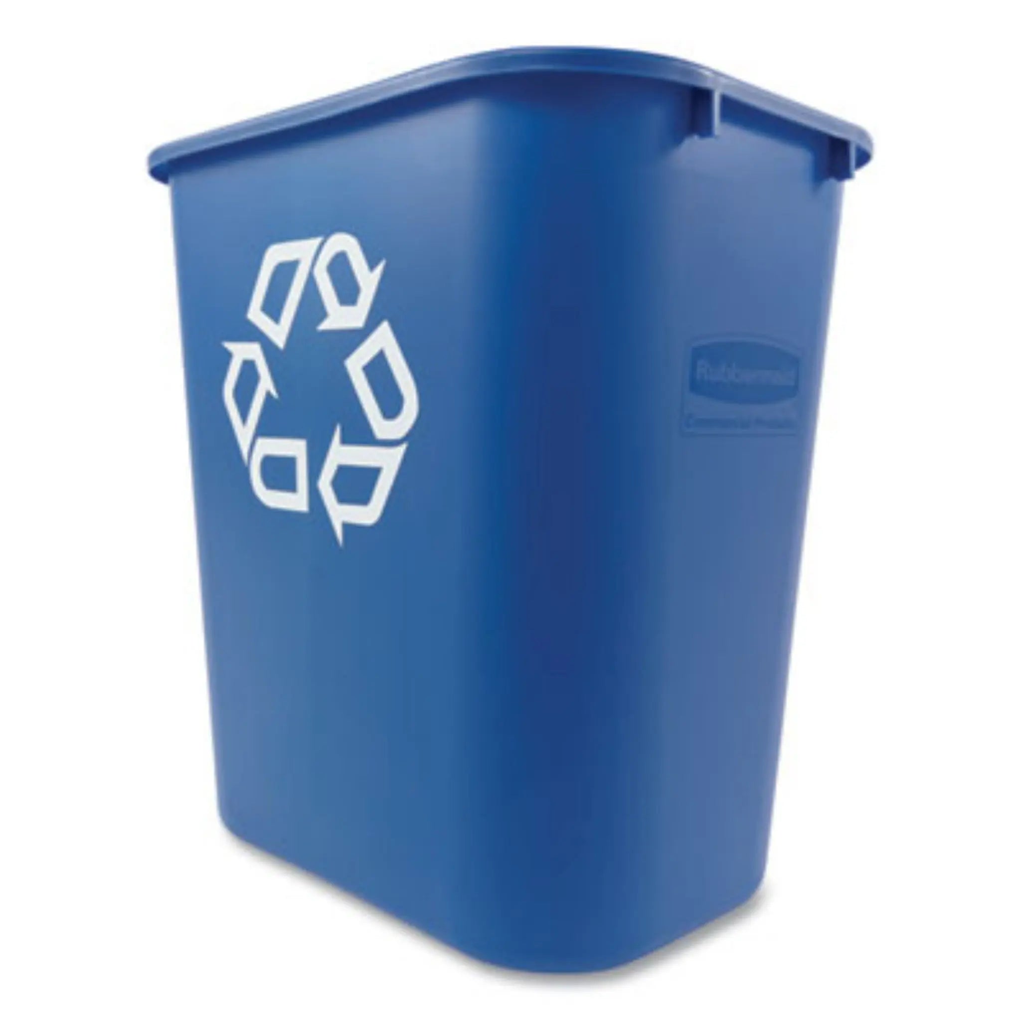 RUBBERMAID COMMERCIAL PROD. RCP295673BE Deskside Recycling Container, Side View