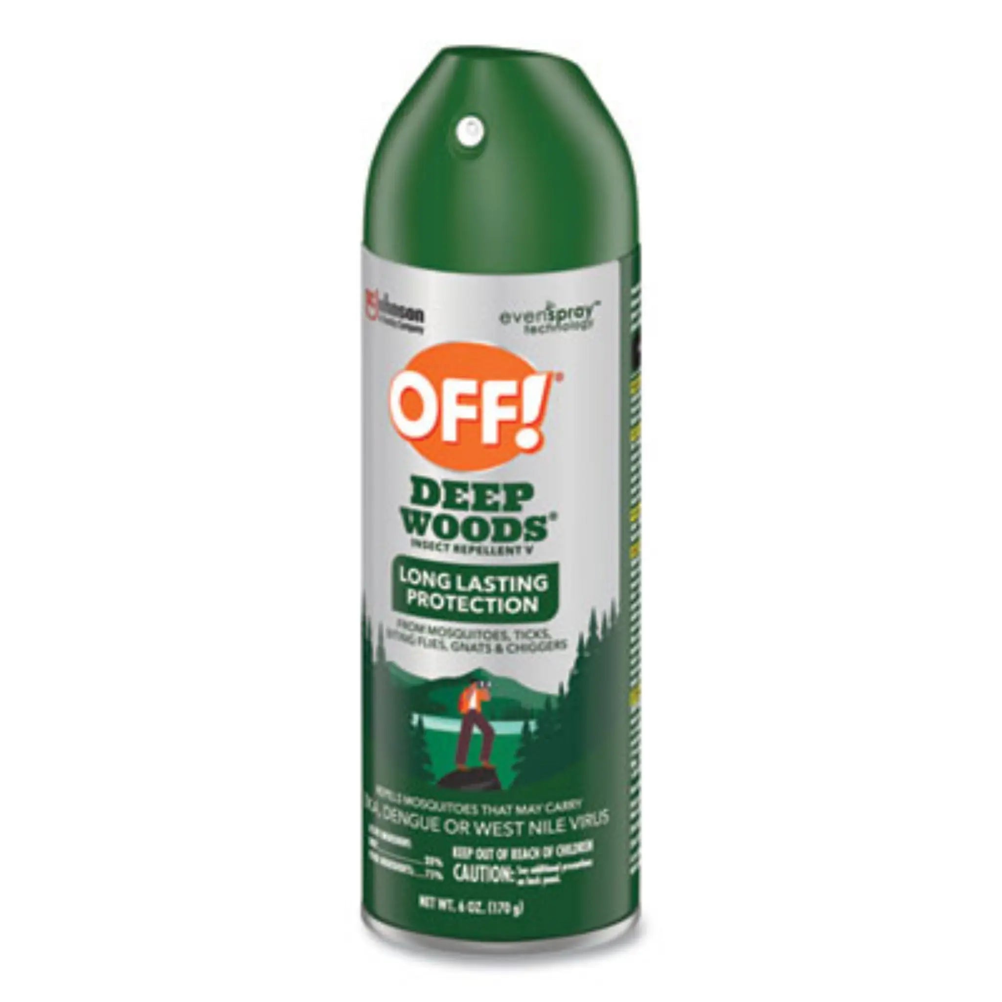 SC Johnson SJN334689EA 6 Oz Deep Woods Insect Repellent Spray, 1 Each