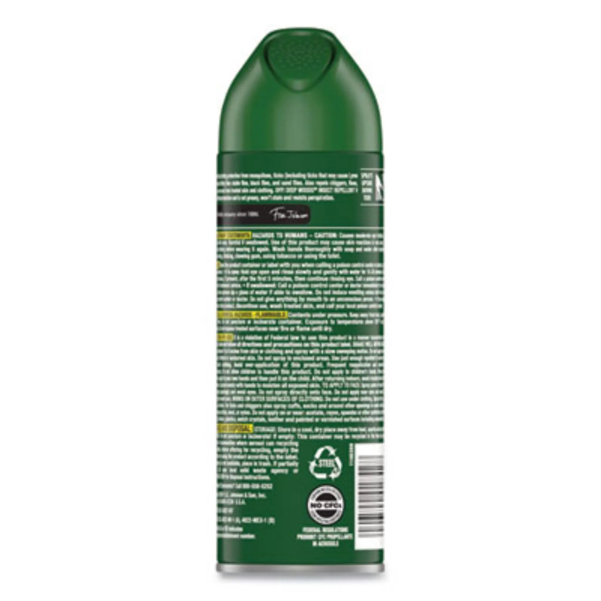 SC JOHNSON SJN334689EA Deep Woods Insect Repellent, Back View