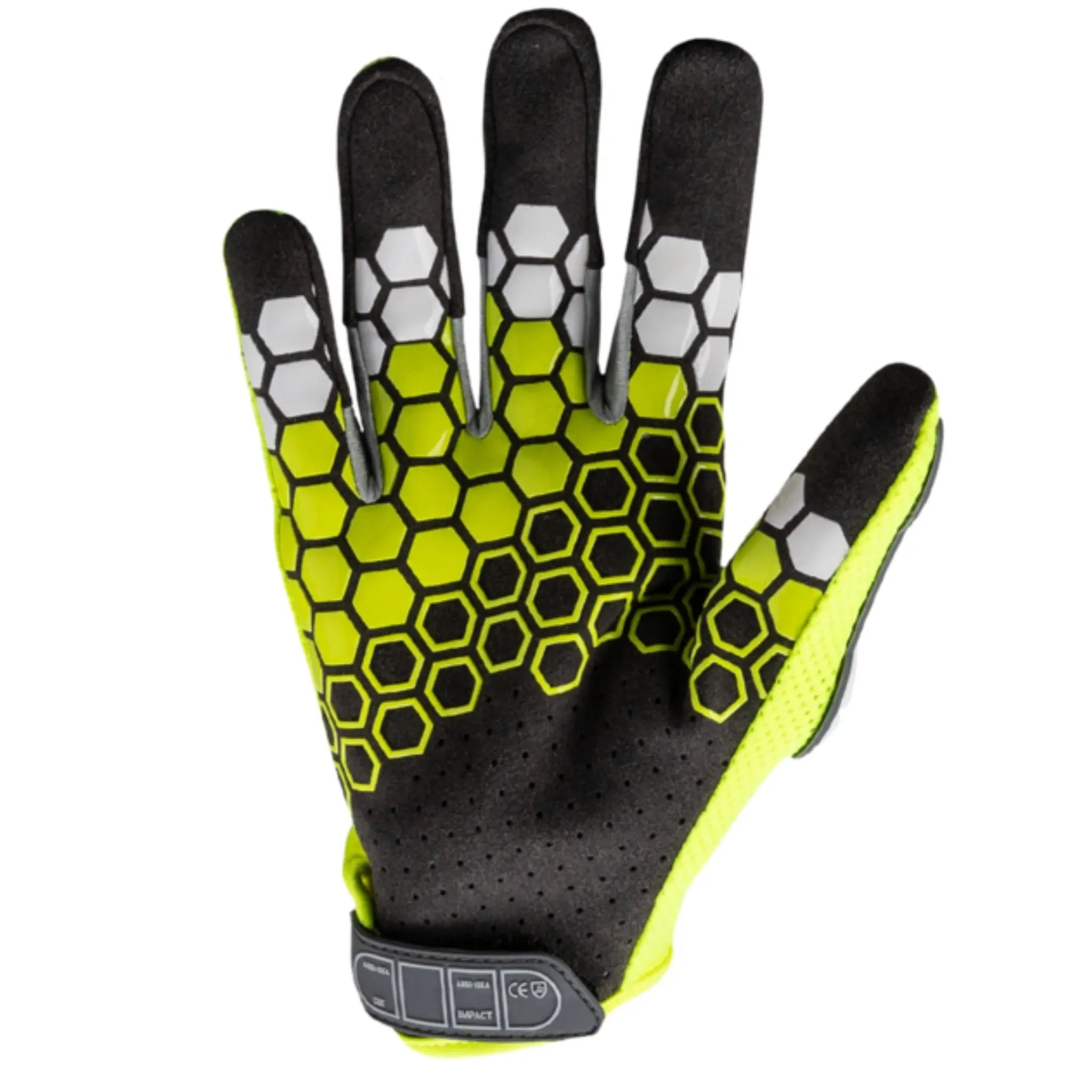 HexArmor Chrome Oasis 4035IMP Impact Gloves, Hi Vis Yellow, Palm