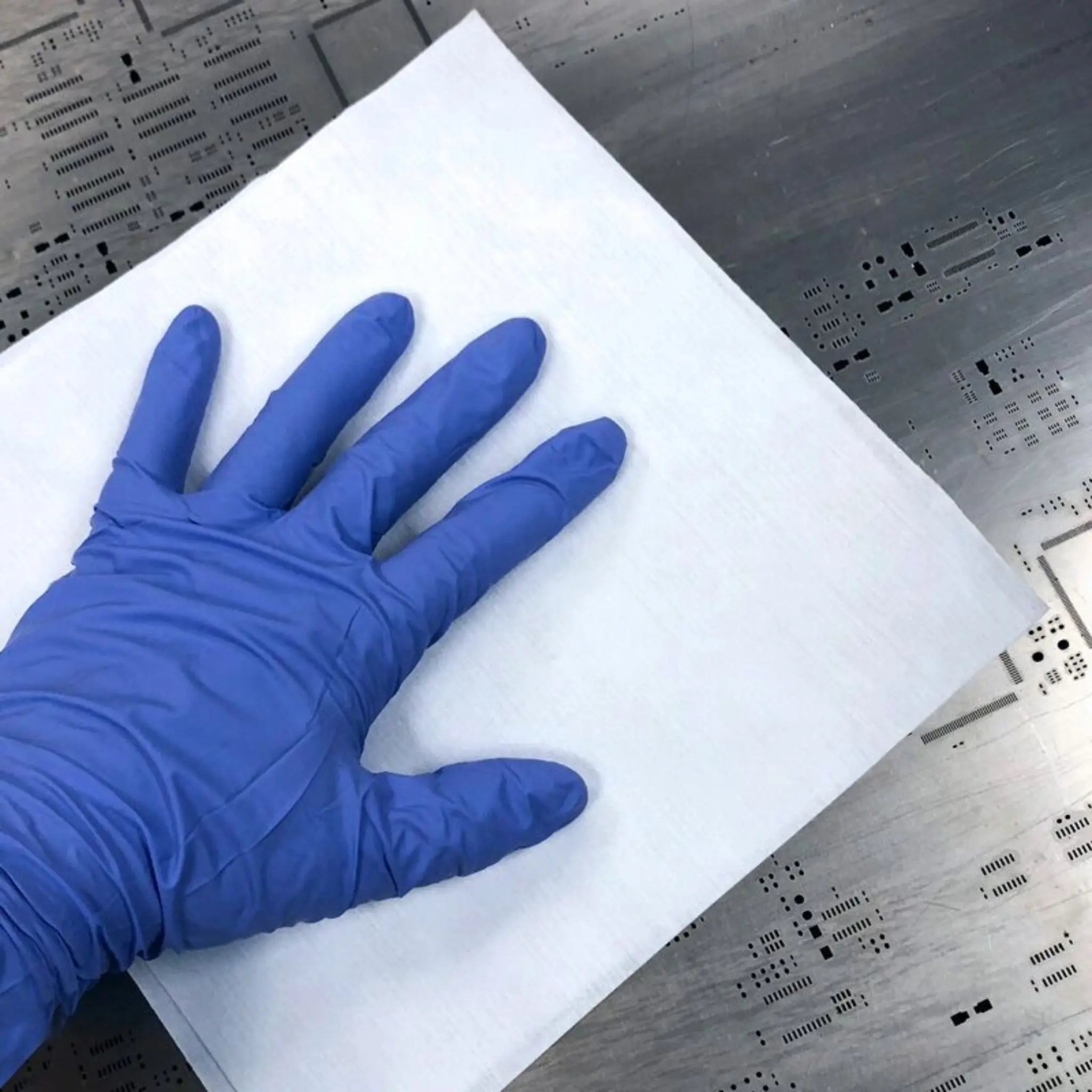 High-Tech Conversions Inc NOVA-TECH NT1-1212 Nonwoven Cleanroom Wipes, Size Scale Image