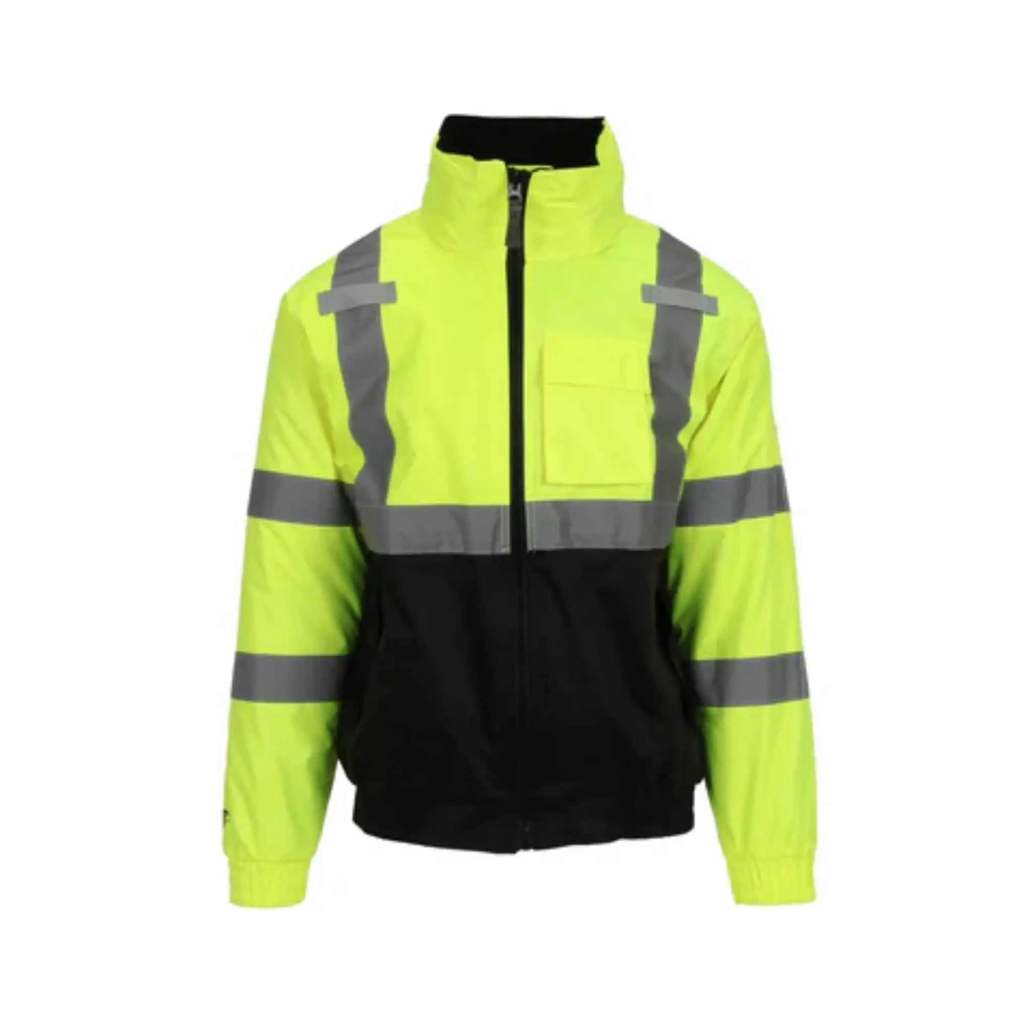 Tingley J26112 Bomber II Jacket Fluorescent Yellow Attached Hood-Main
