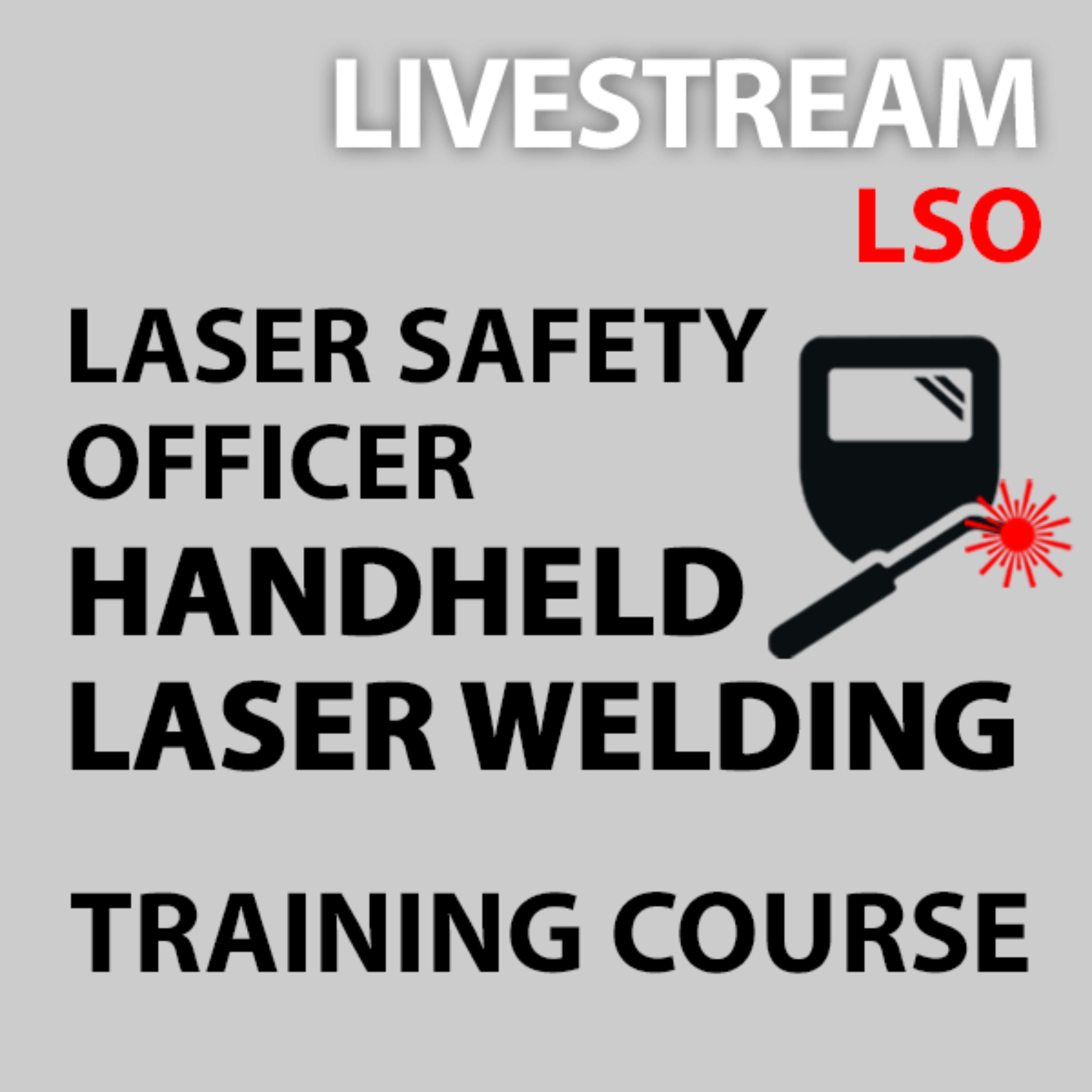 Kentek® Laser Safety EDU-LS-LSOW Livestream Laser Safety Officer Training for Handheld Laser Welding, 1 Each